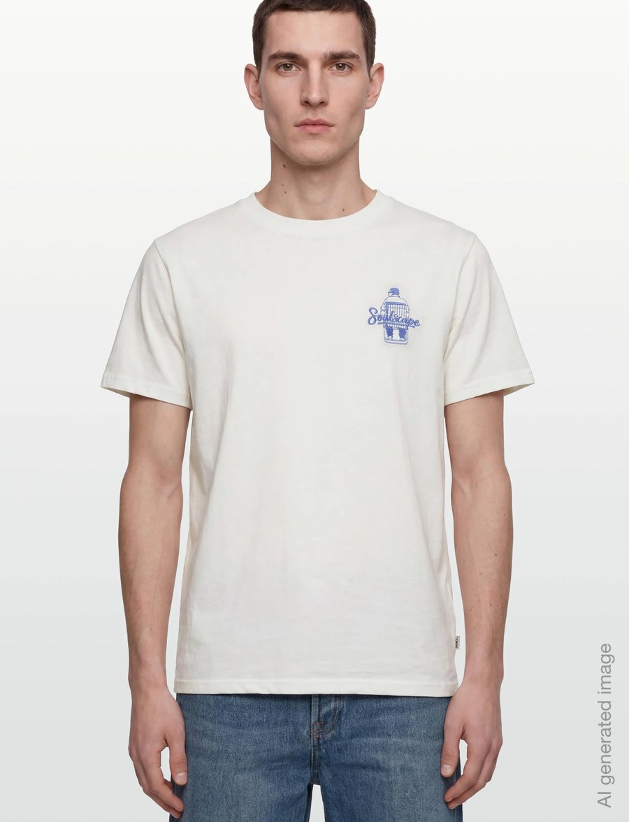 Solid - SDTREX - kortärmade t-shirts - off white - 3