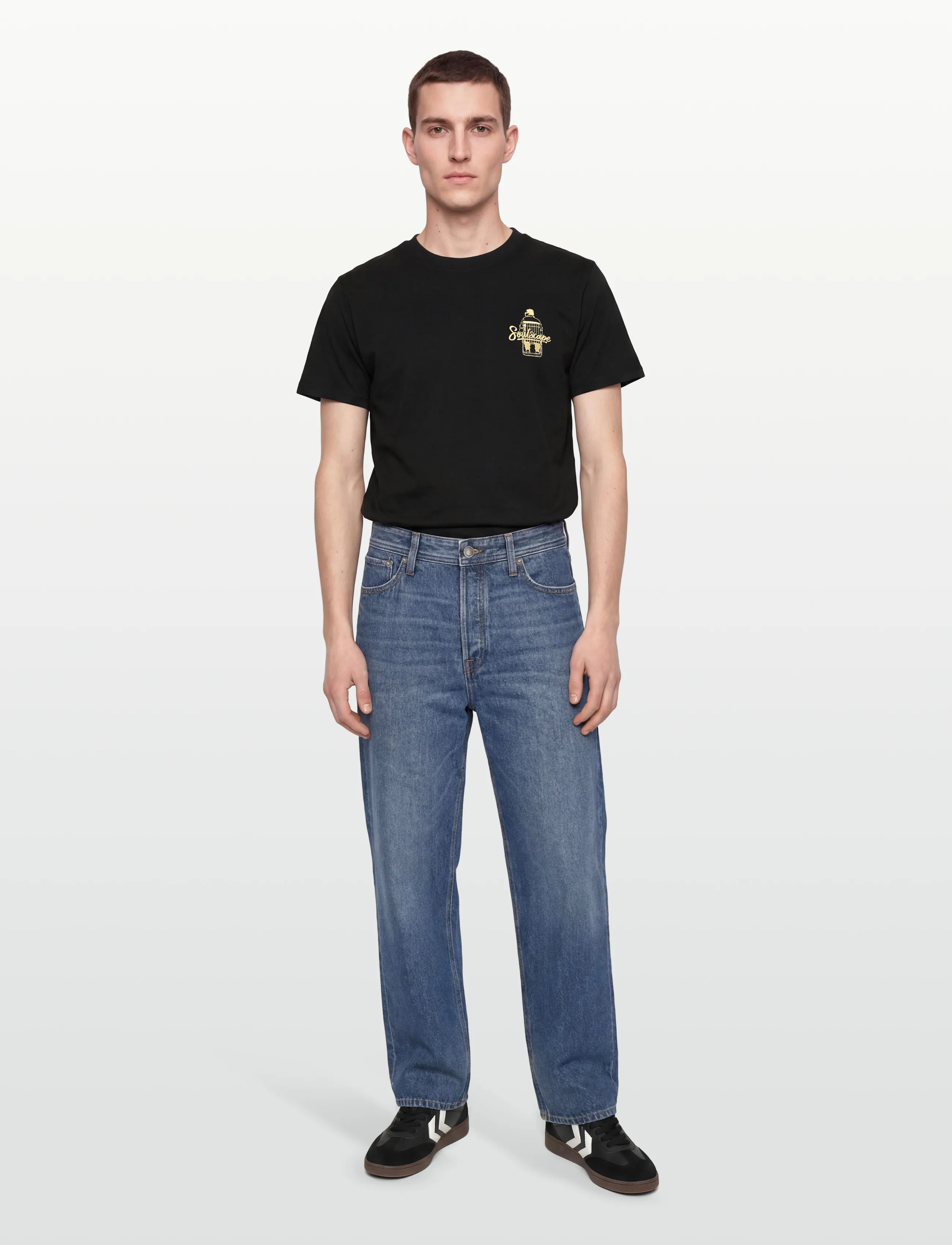 Solid Sdtrex, XXL, Black, T-Shirts > Kortærmede, Herre