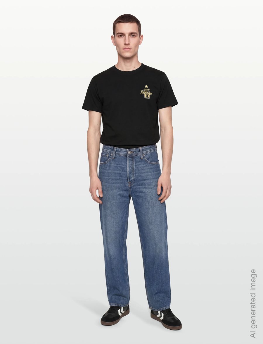 Solid - SDTREX - kurzärmelige t-shirts - true black - 0