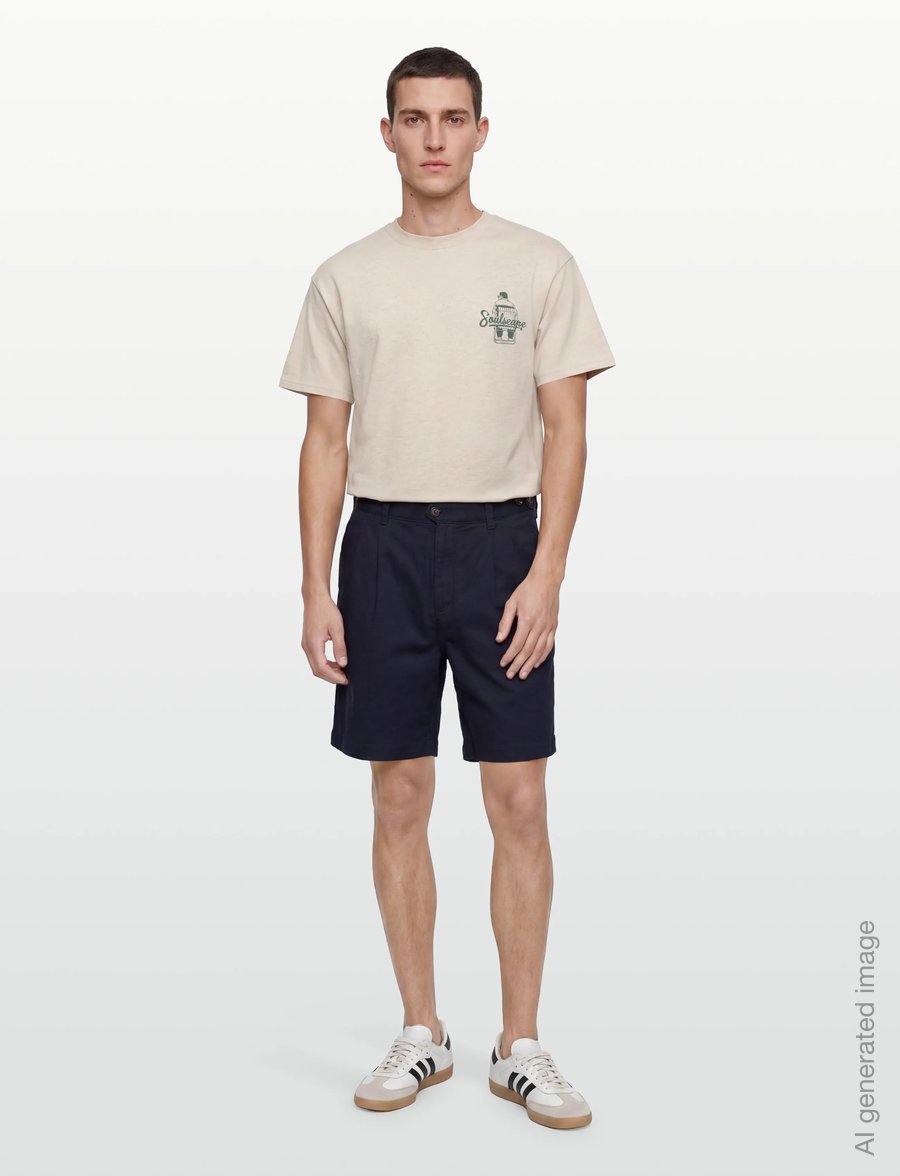 Solid - SDTHEON - kurzärmelige t-shirts - oatmeal - 0