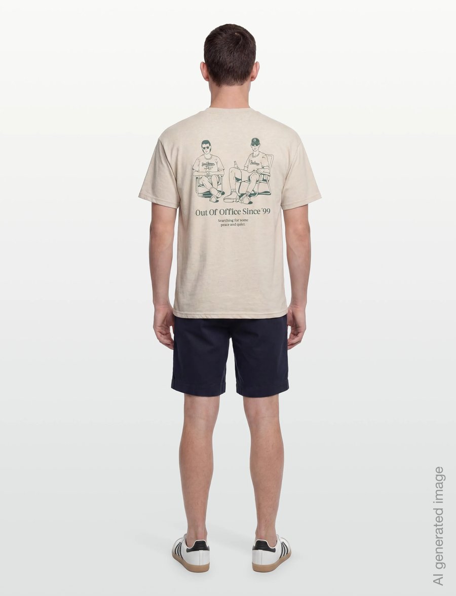 Solid - SDTHEON - kurzärmelige t-shirts - oatmeal - 4
