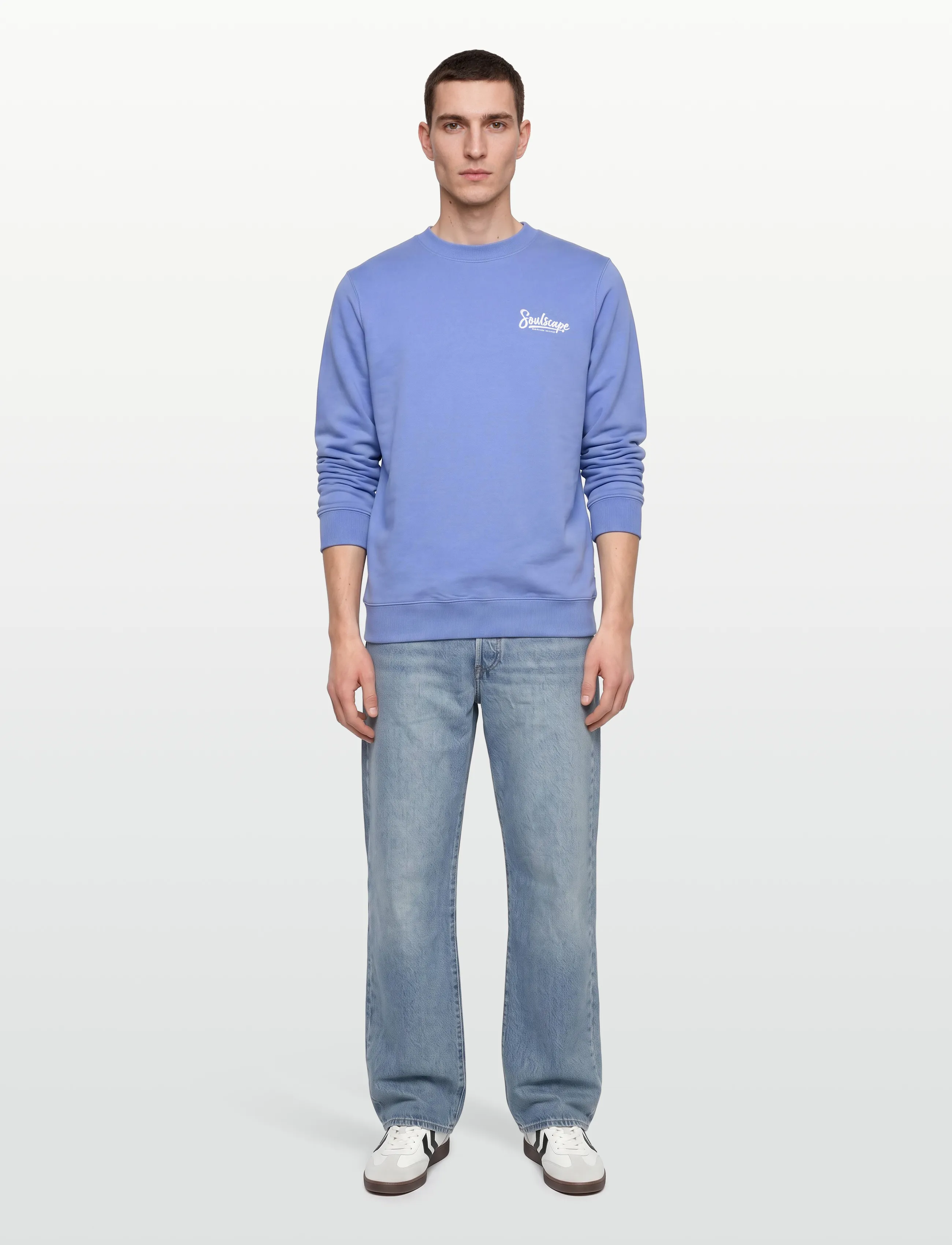 Solid Sdtorrence, XXL, Blue, Sweatshirts & Hættetrøjer > Sweatshirts, Herre
