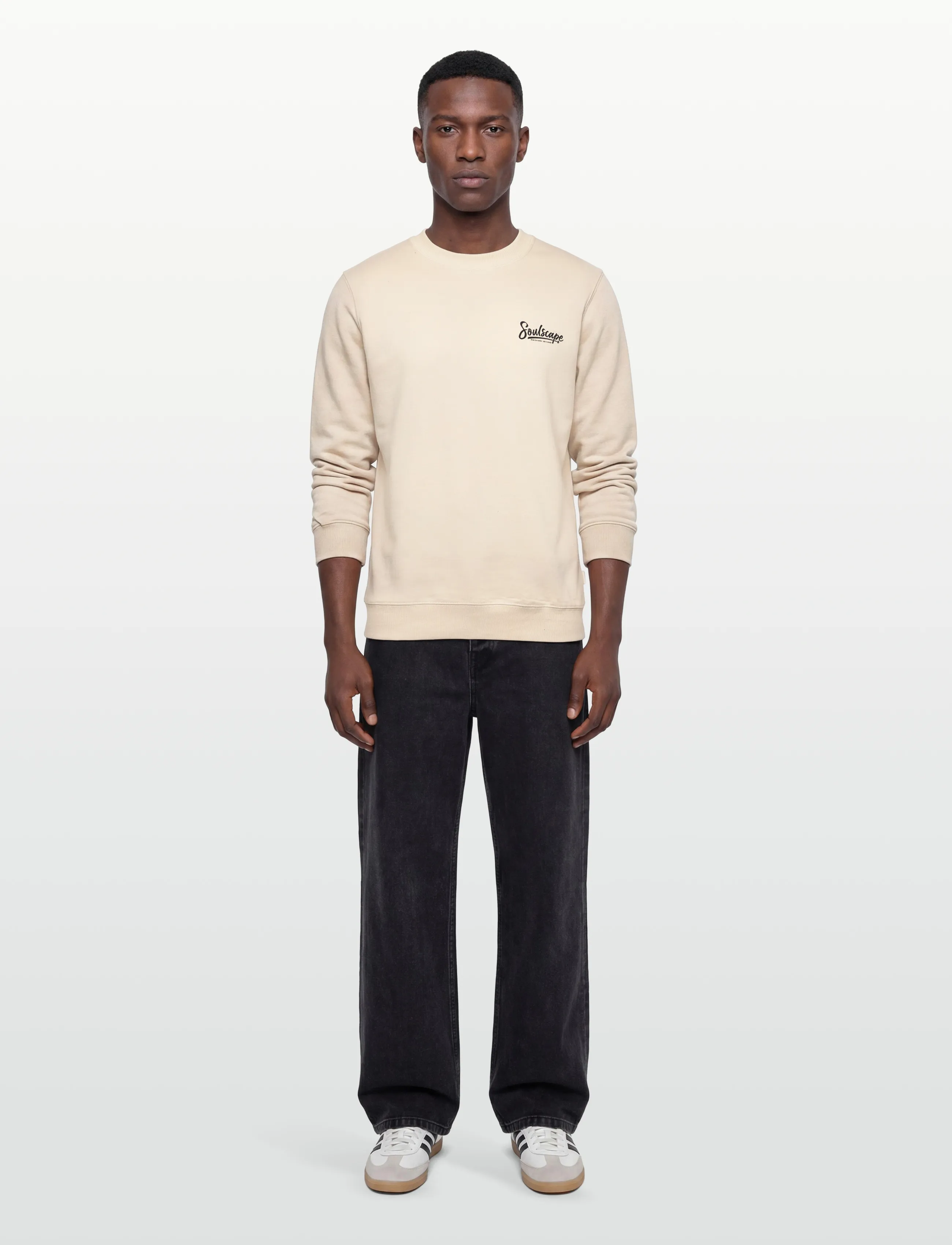 Solid Sdtorrence, M, Sweatshirts & Hoodies, Creme - Sweatshirts, Männerswear