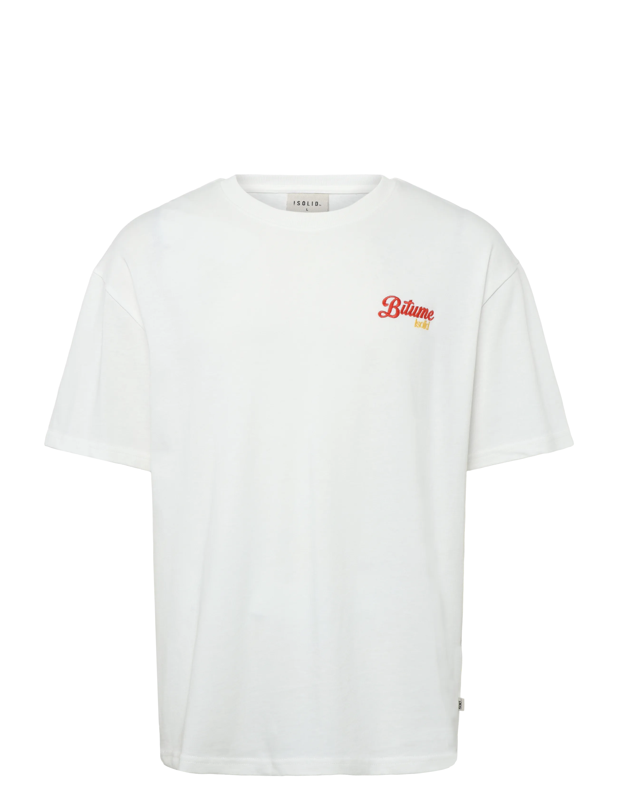Solid Sdbrimmer, XL, White, T-Shirts > Kortærmede, Herre
