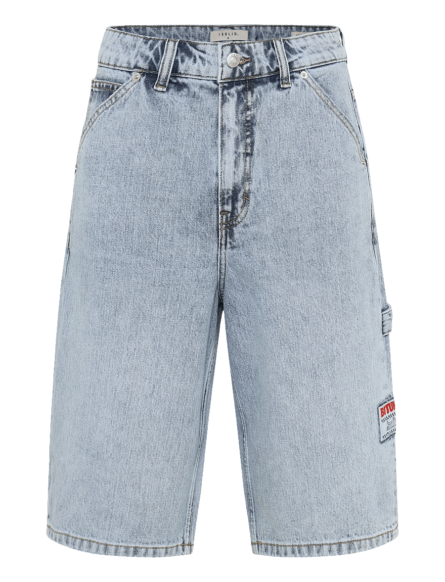 Solid - SDTOMMY BLAISE SHORTS - casual shorts - faded denim - 0