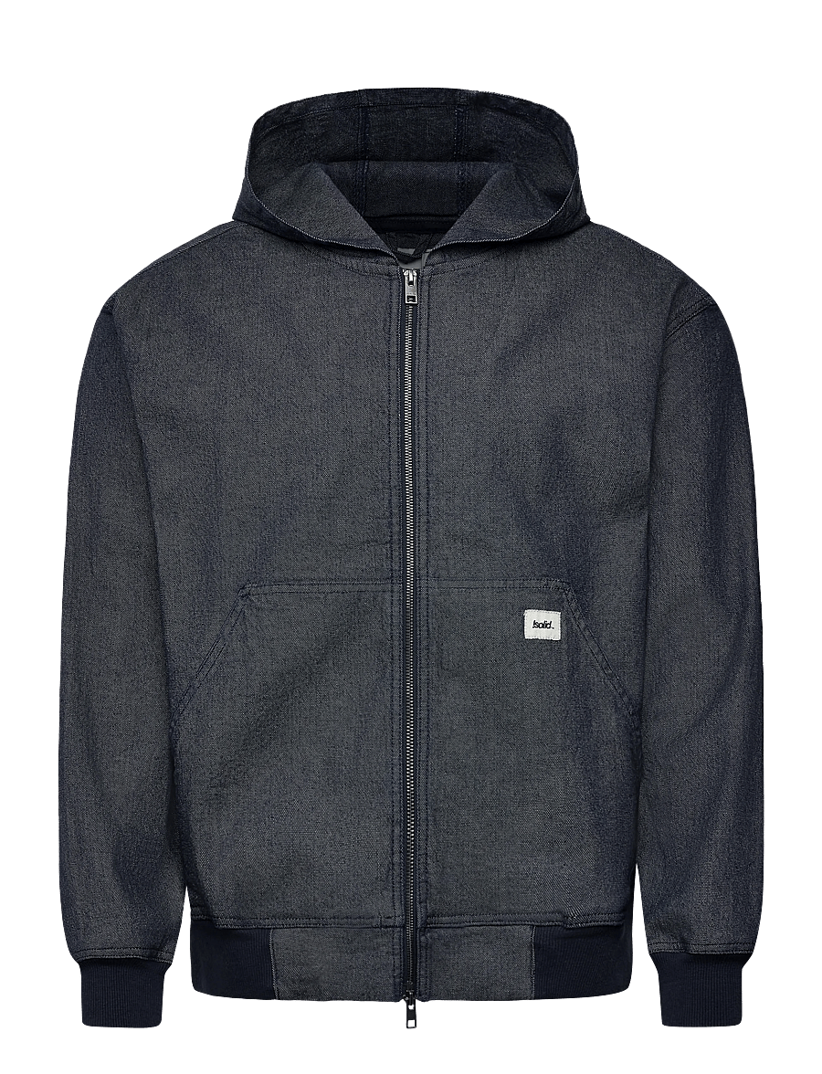 Solid - SDTANNER JA - gefütterte denimjacken - mood indigo - 1