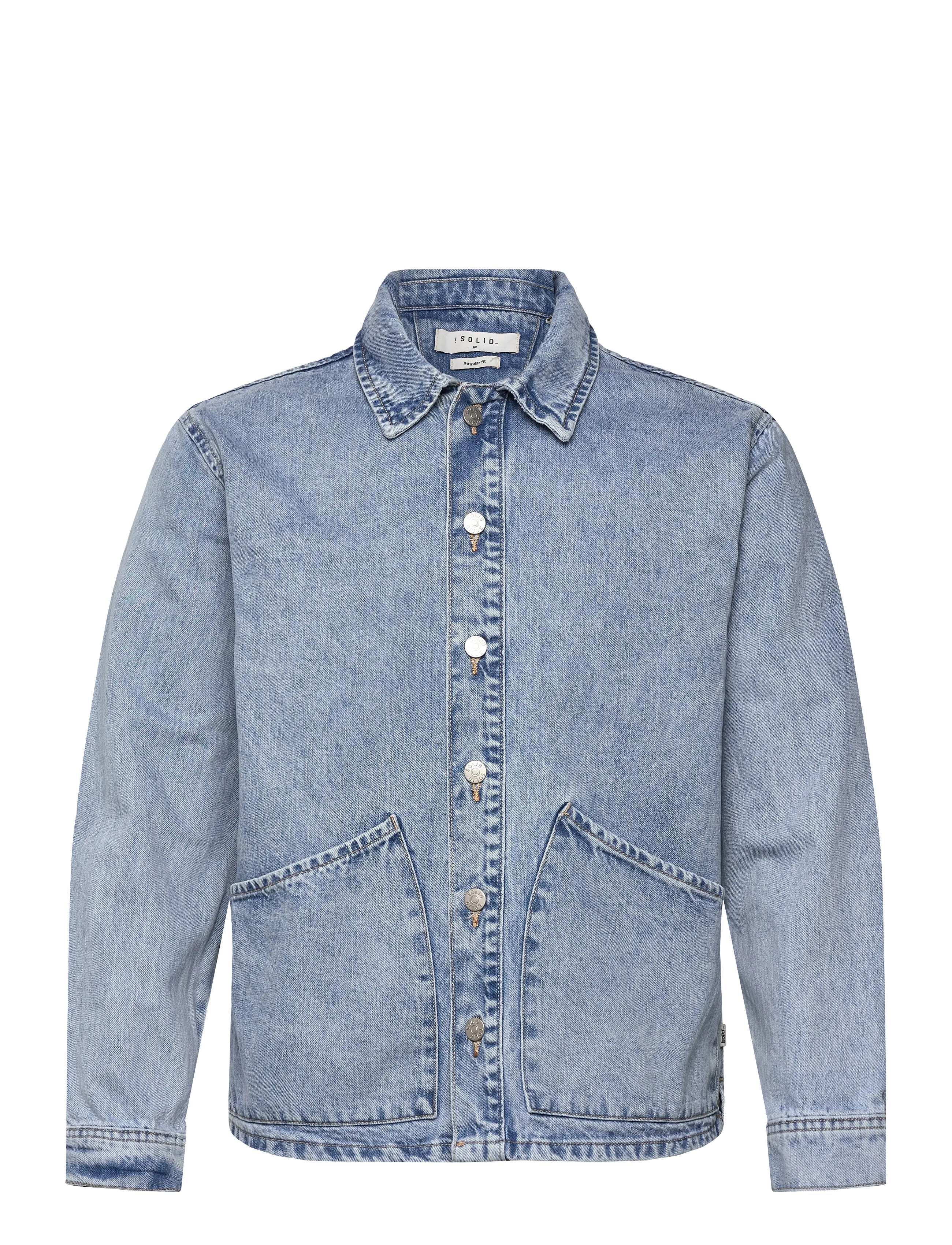 Solid SDTRAVIS OVERSHIRT - Jacken & Mäntel - LIGHT BLUE DENIM / blue