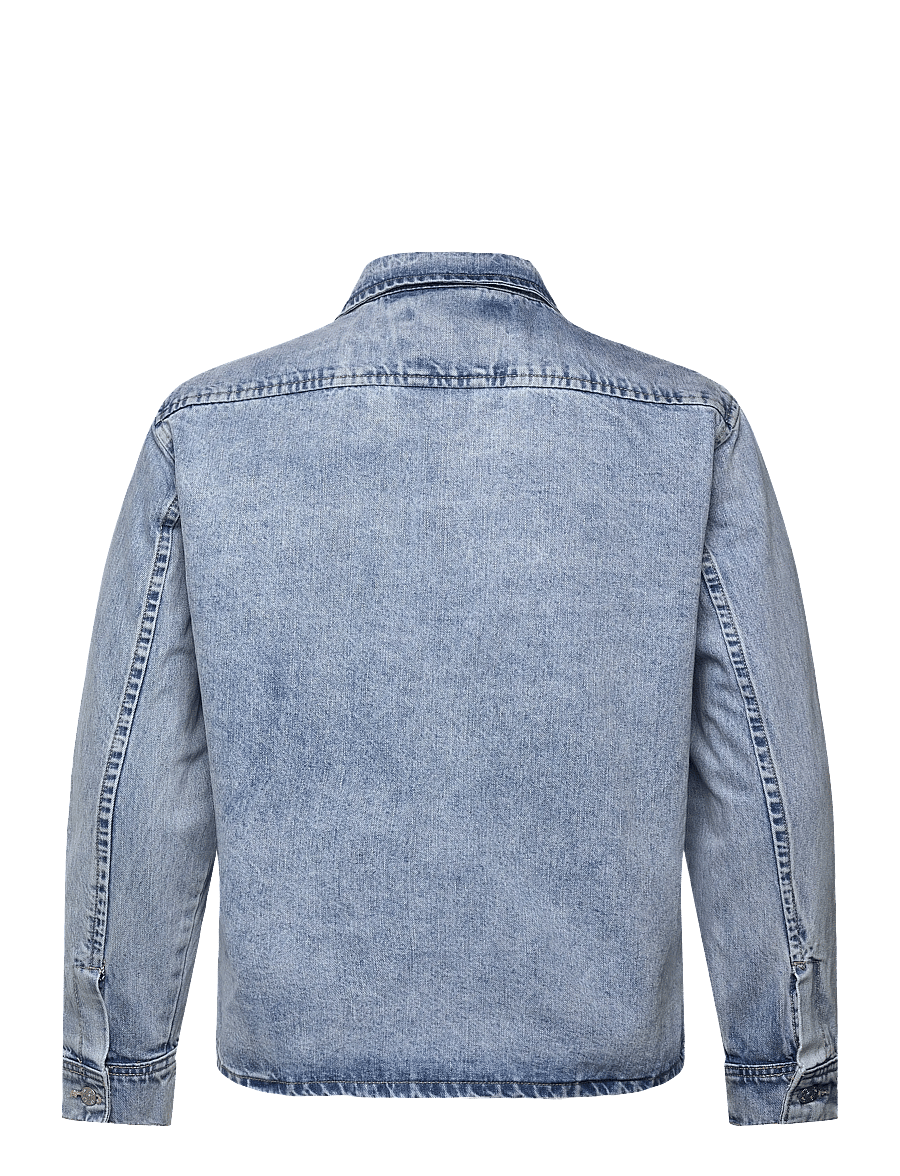 Solid - SDTRAVIS OVERSHIRT - uforede denimjakker - light blue denim - 2