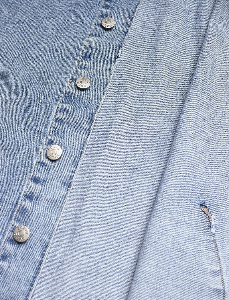 Solid - SDTRAVIS OVERSHIRT - ofodrade jeansjackor - light blue denim - 4