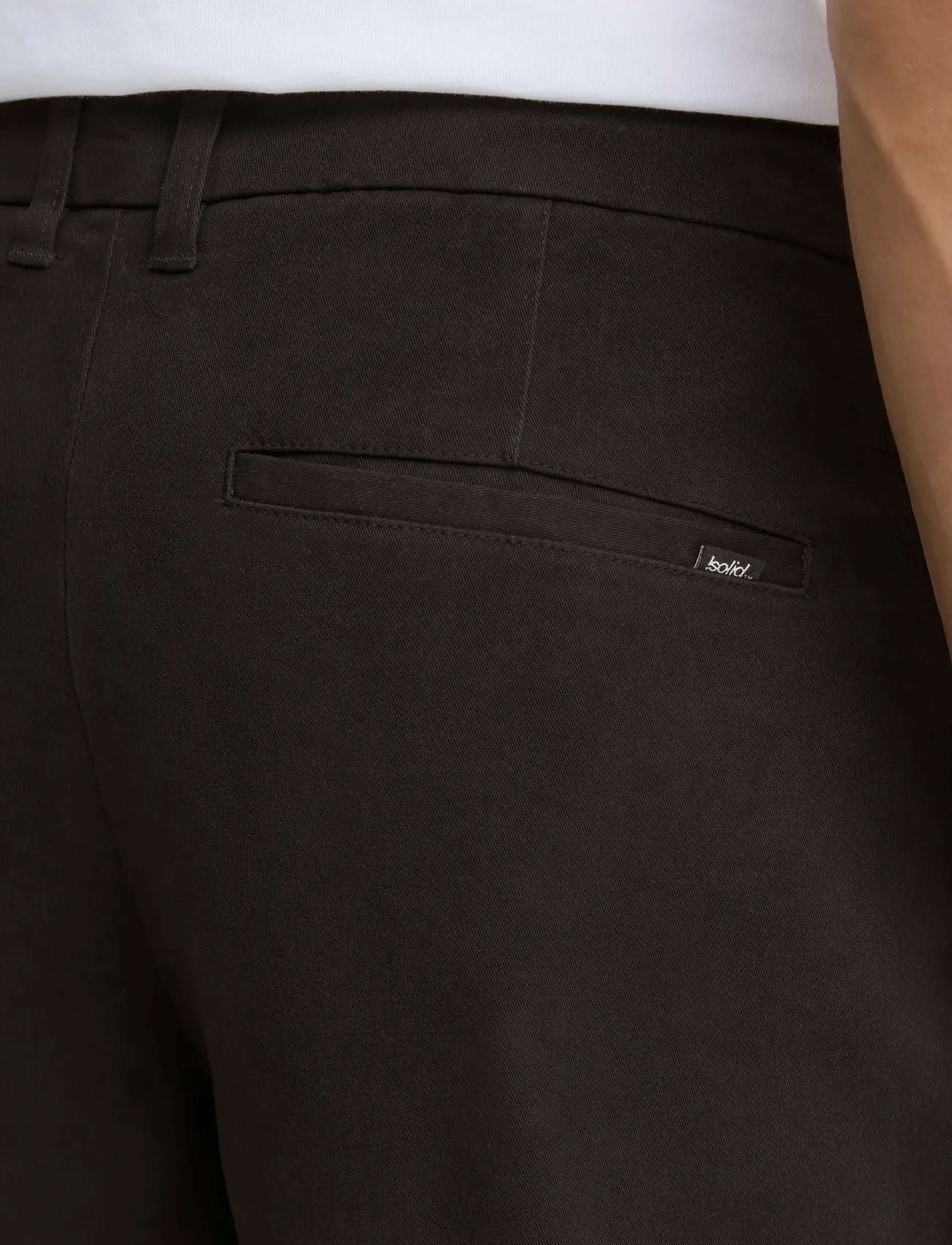 Solid - SDTATE-LIAM - casual trousers - true black - 5