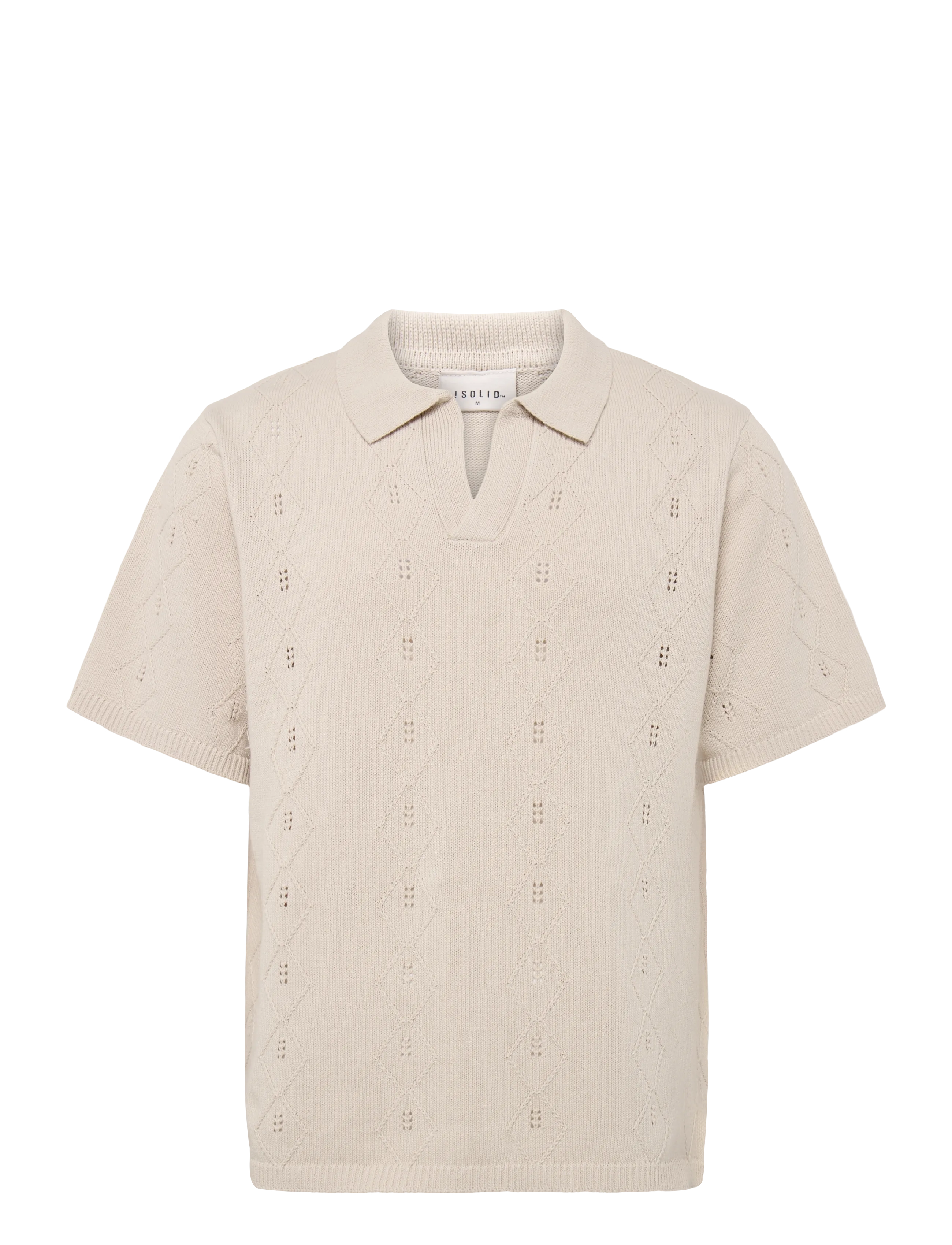 Solid Sdudell, XL, Polos, Beige - Short-sleeved, Männerswear