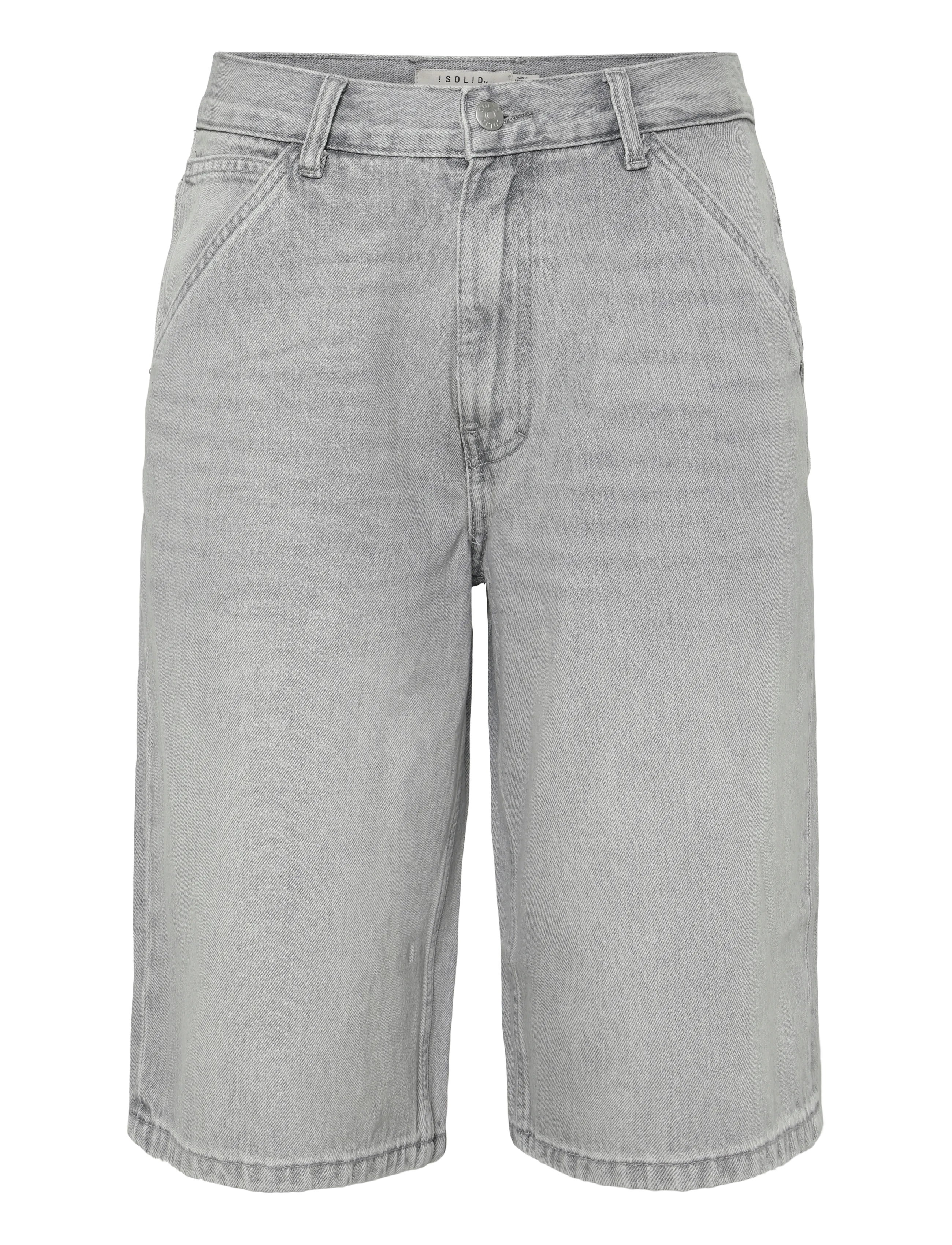 Solid Sdtommy Talib Shorts, S, Grey, Shorts > Denim Shorts, Herre
