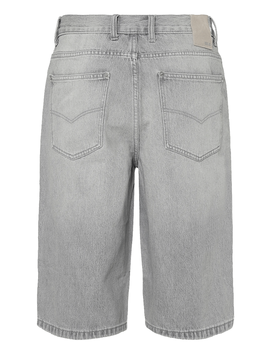 Solid - SDTOMMY TALIB SHORTS - grey vintage denim - 1
