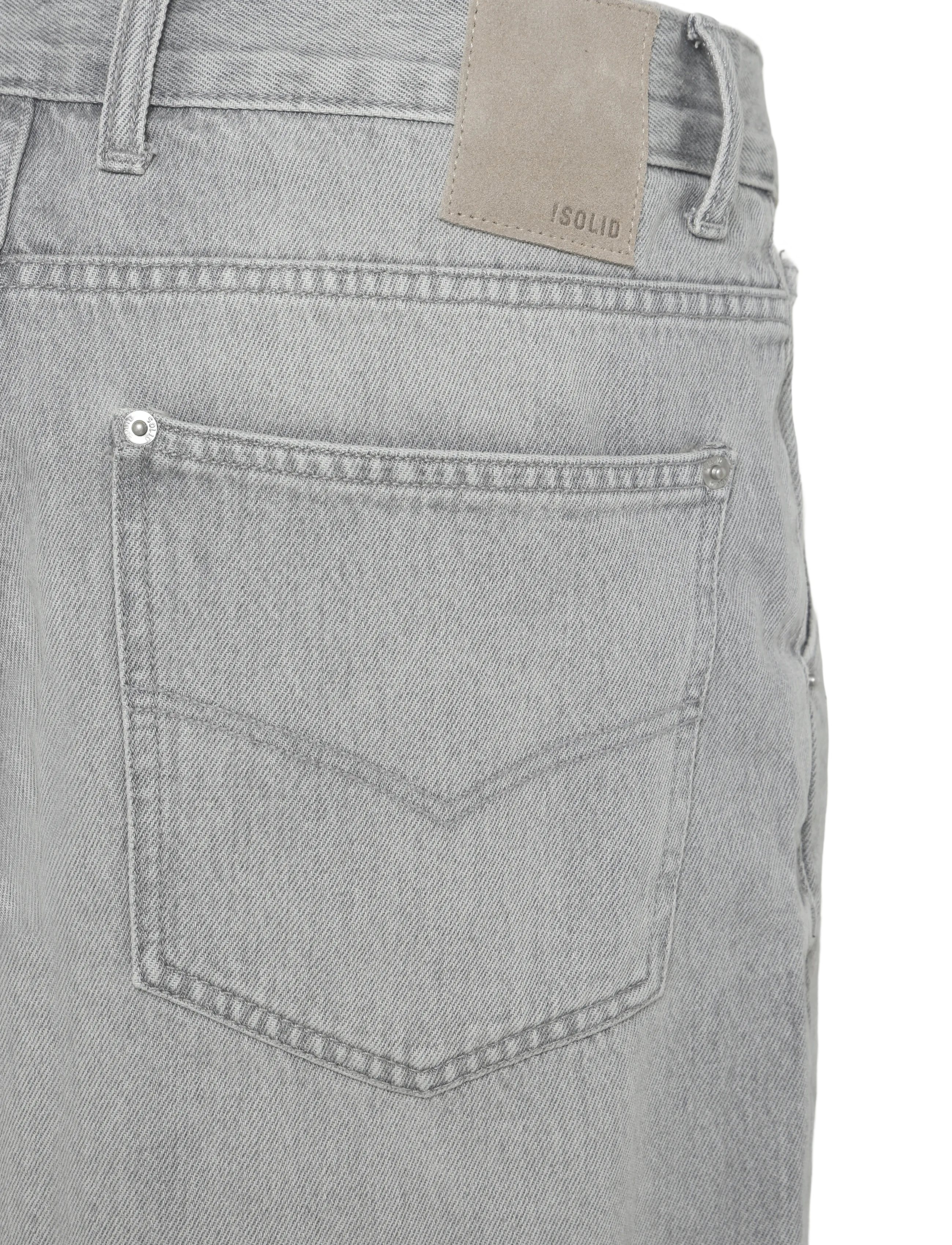Solid - SDTOMMY TALIB SHORTS - grey vintage denim - 2
