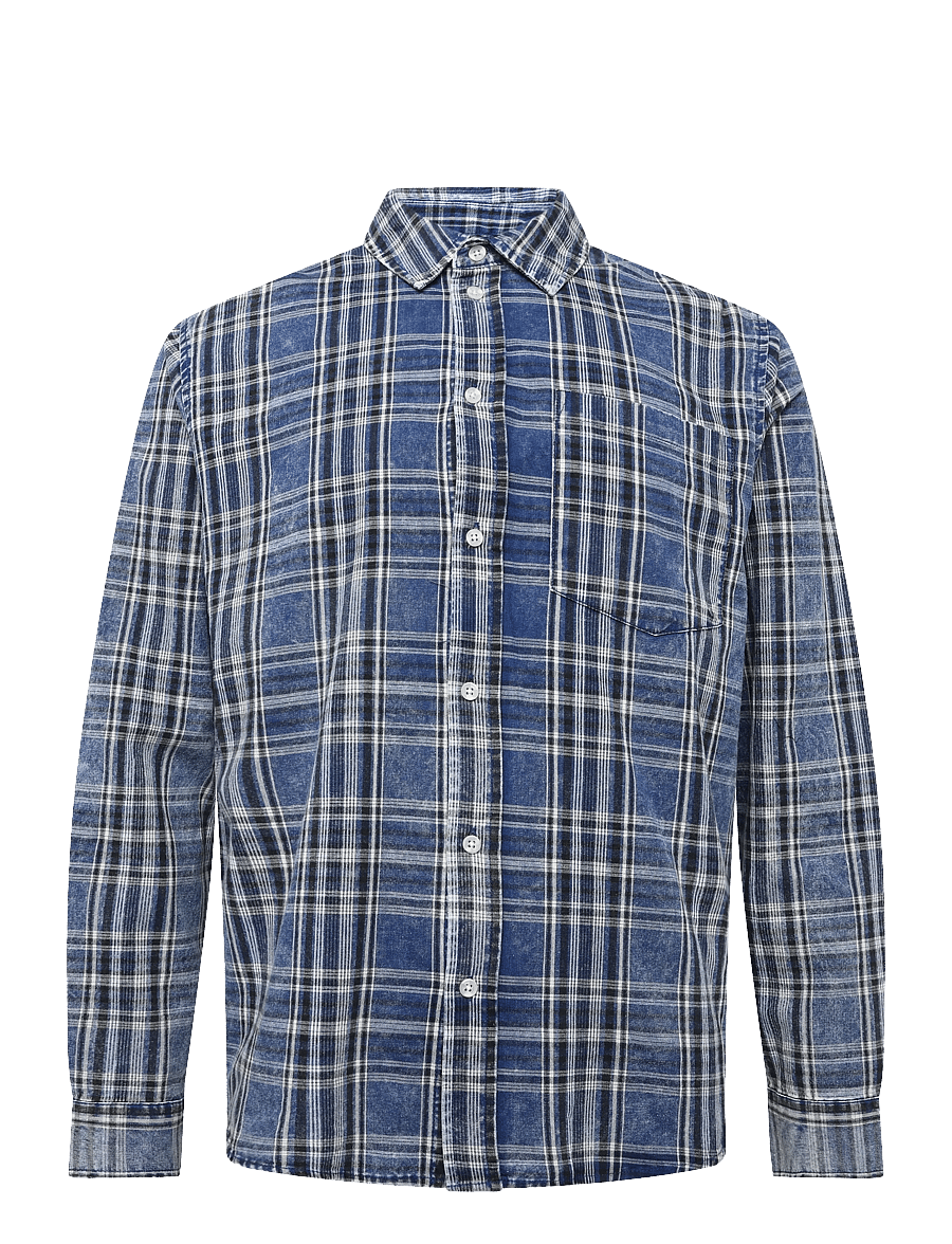 Solid - SDUBTON - flannel-skjorter - insignia blue - 0