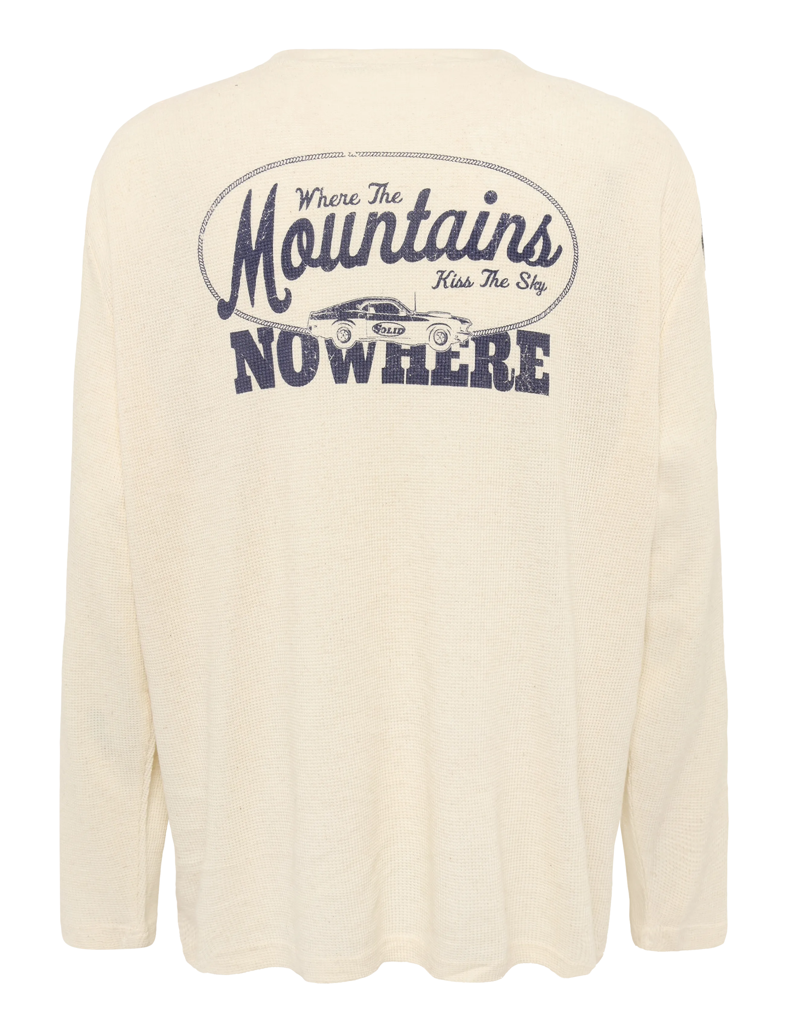 Solid - SDURTON LS - round necks - 130401 oatmeal - 1