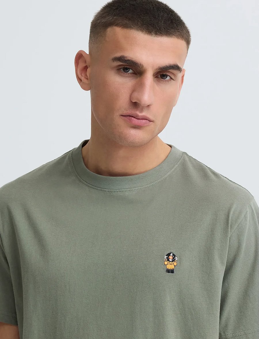 Solid - SDVILTON - kurzärmelige t-shirts - agave green - 0