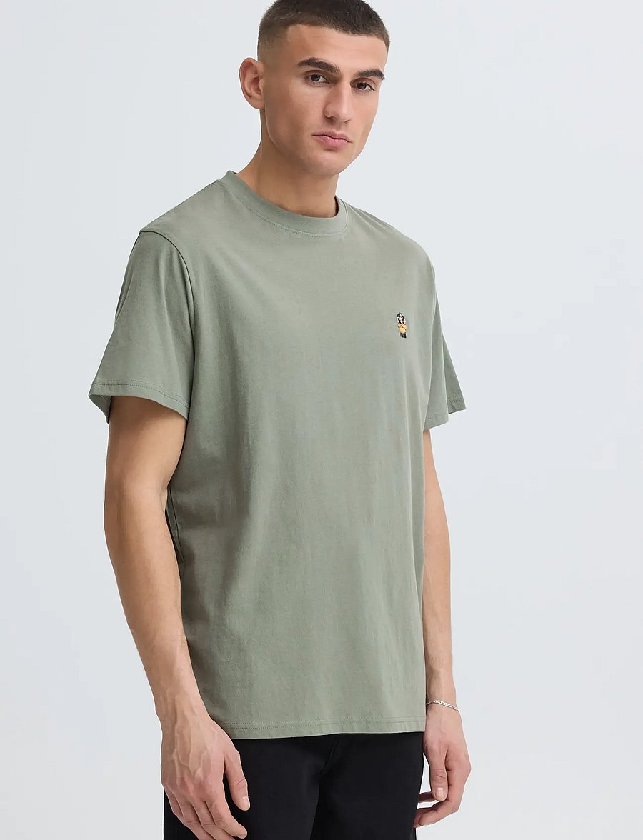 Solid - SDVILTON - kurzärmelige t-shirts - agave green - 4