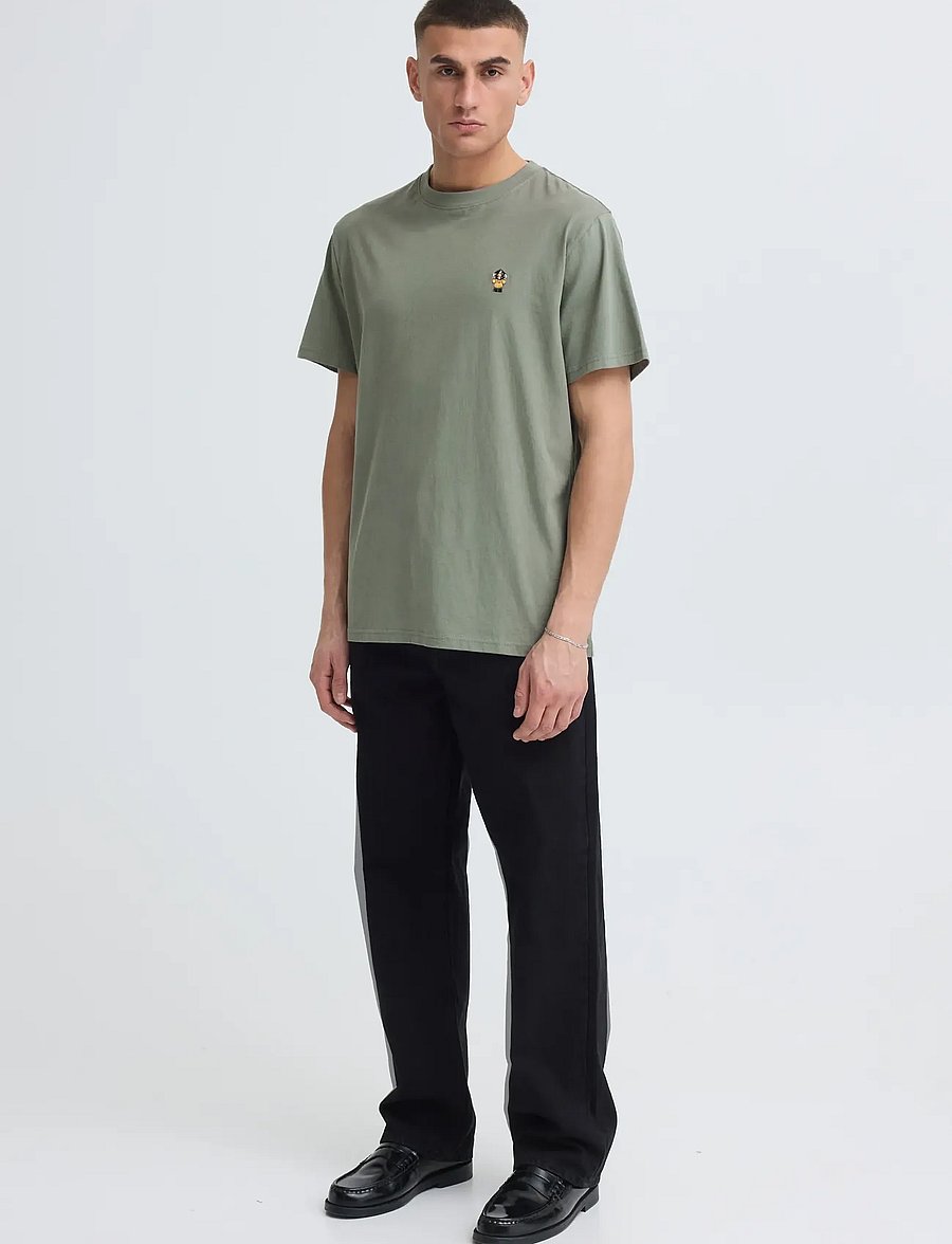 Solid - SDVILTON - kurzärmelige t-shirts - agave green - 5