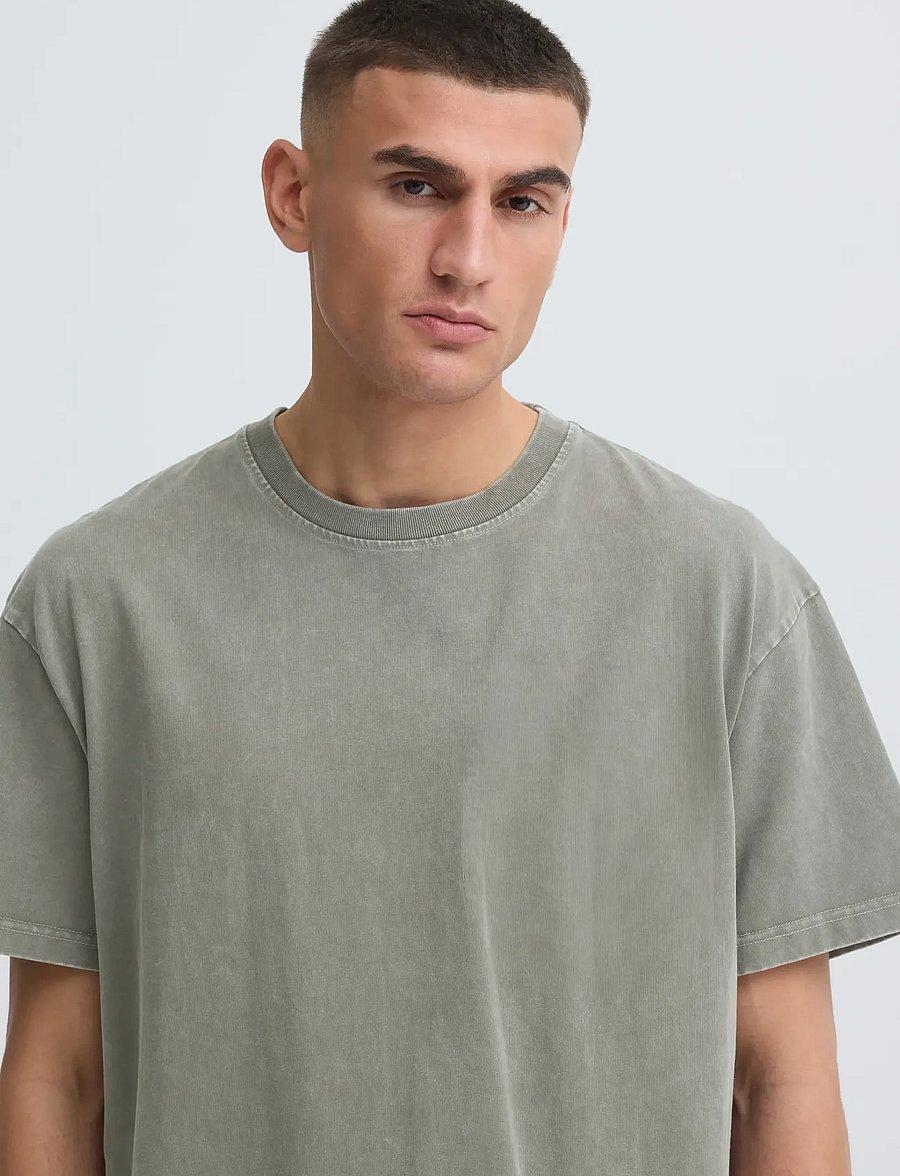Solid - SDVARDELL - kurzärmelige t-shirts - agave green - 0