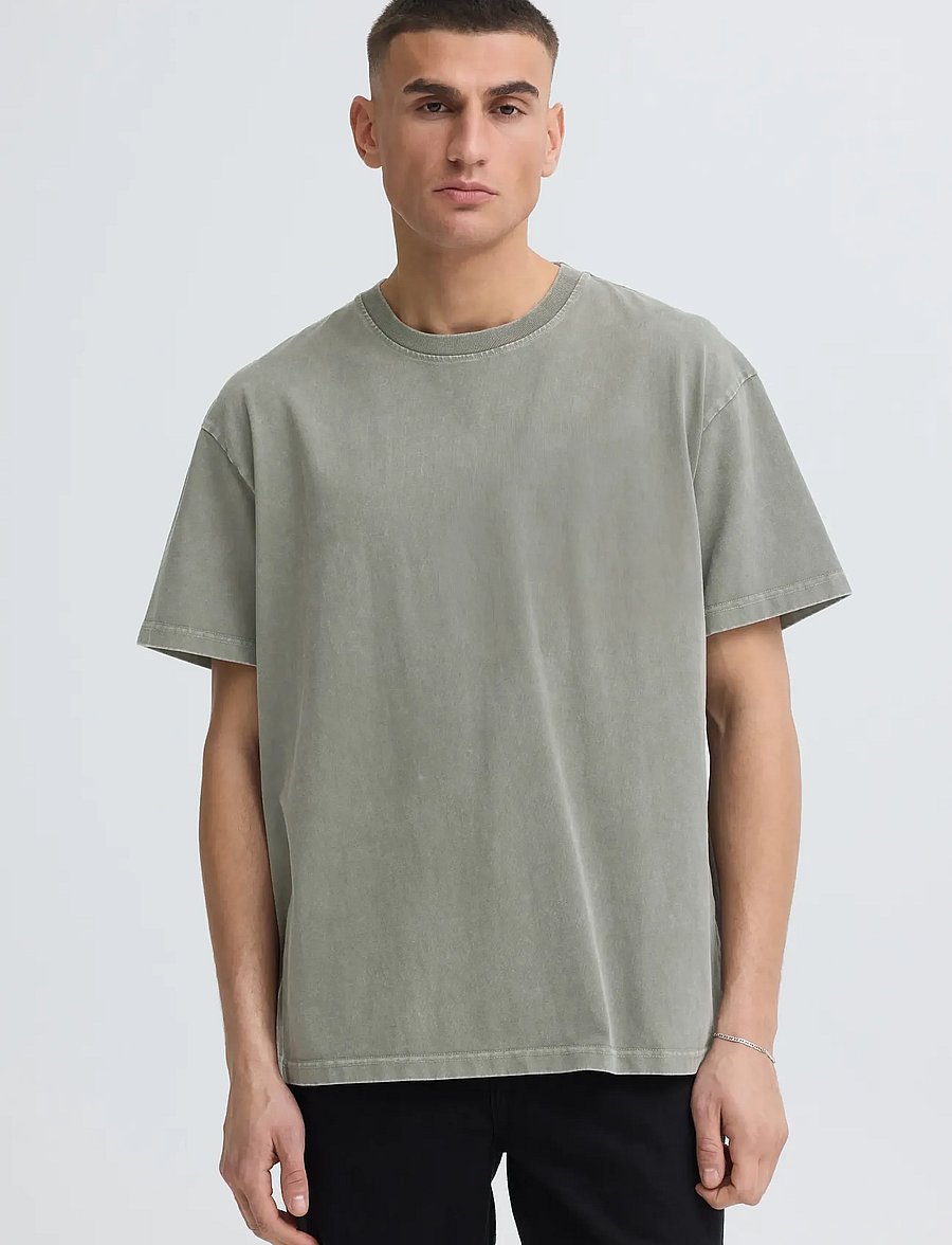 Solid - SDVARDELL - kurzärmelige t-shirts - agave green - 3