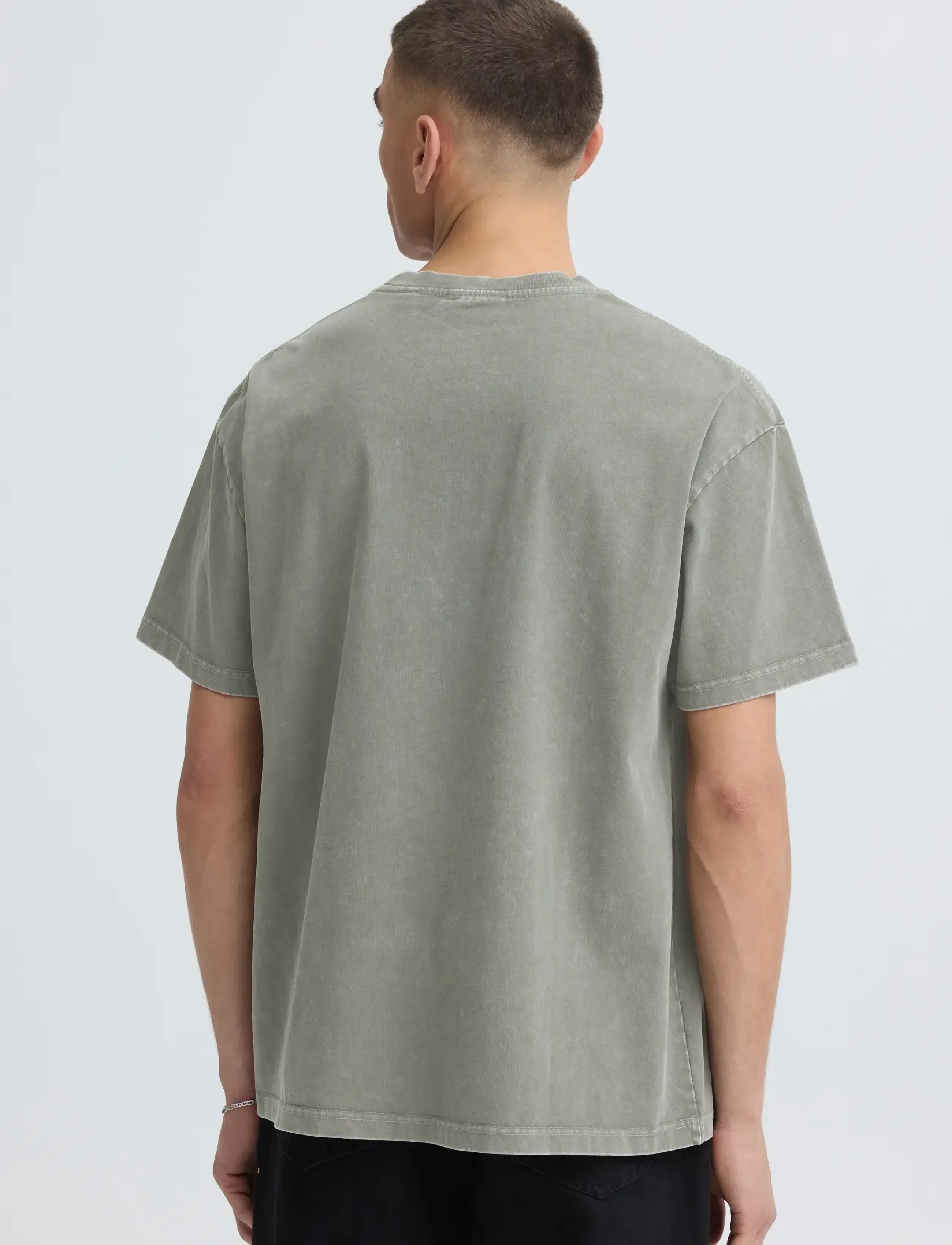 Solid - SDVARDELL - lühikeste varrukatega t-särgid - agave green - 5