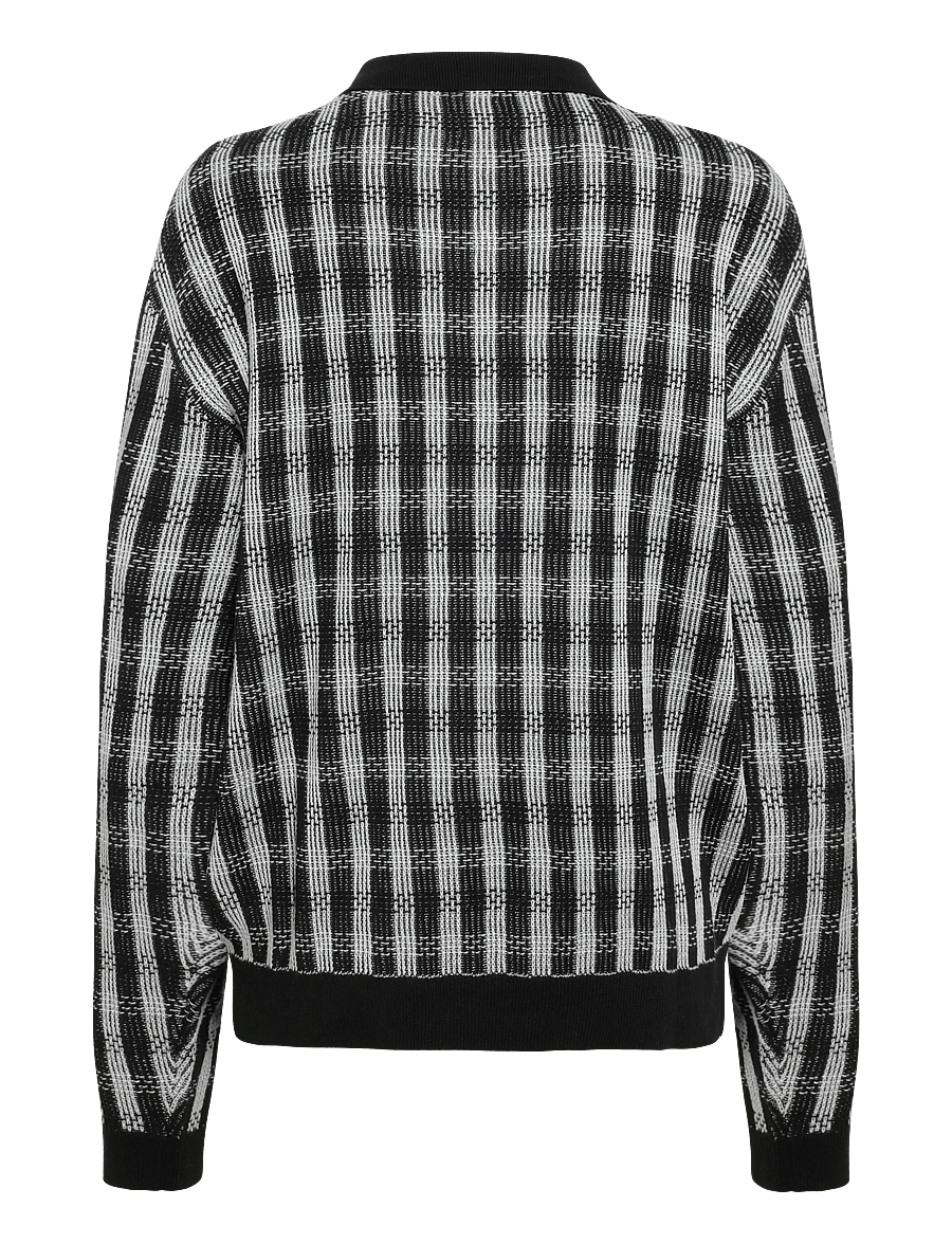 Solid - SDVADIM - långärmade stickade pikétröjor - 194008 black - 1