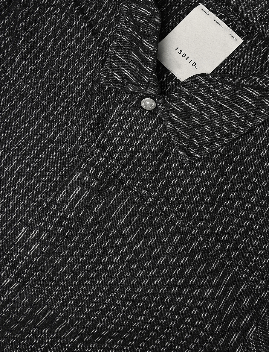 Solid - SDWEXLER - black vintage denim stripe - 2