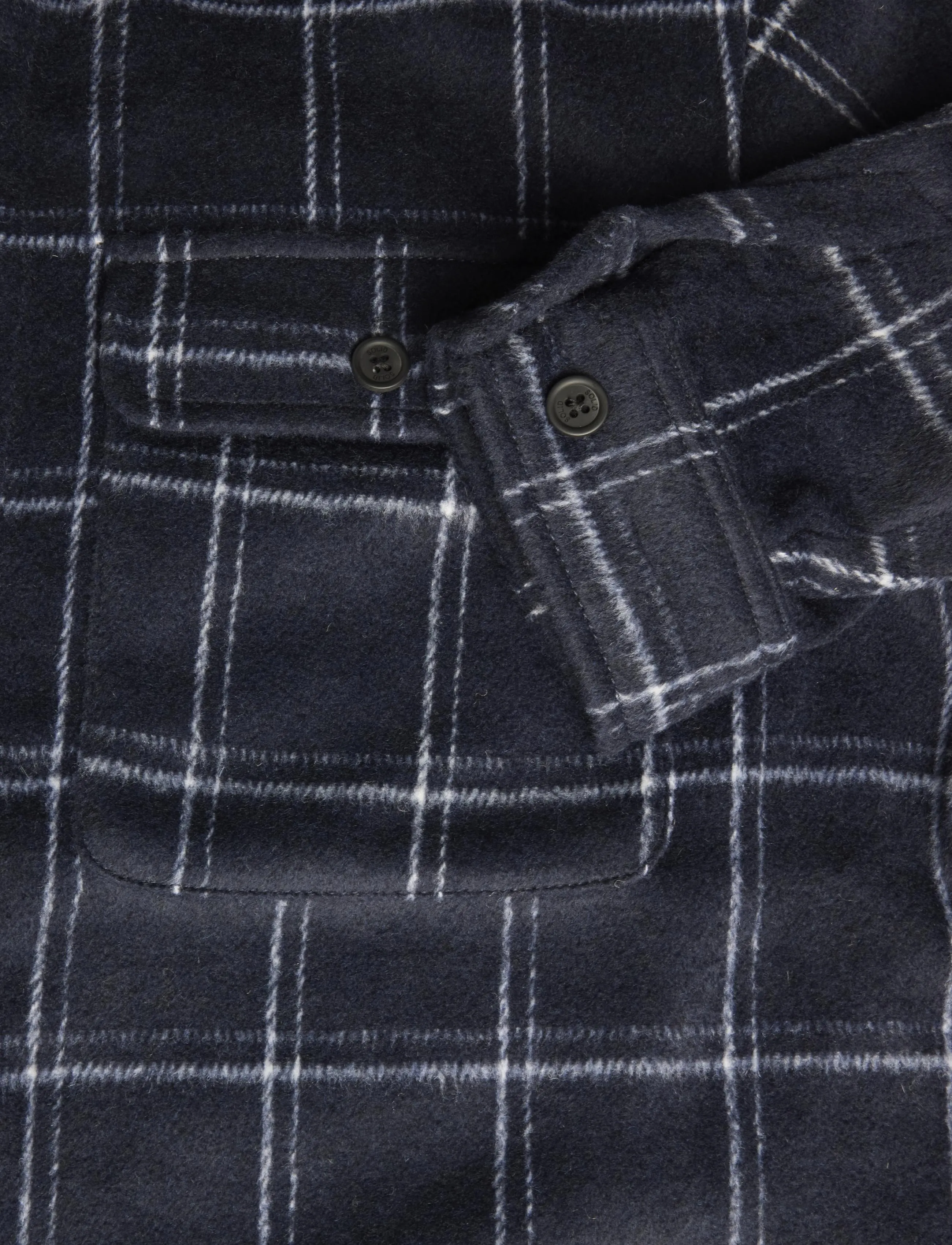 Solid - SDWHEELER OS - flanell-hemden - insignia blue - 3