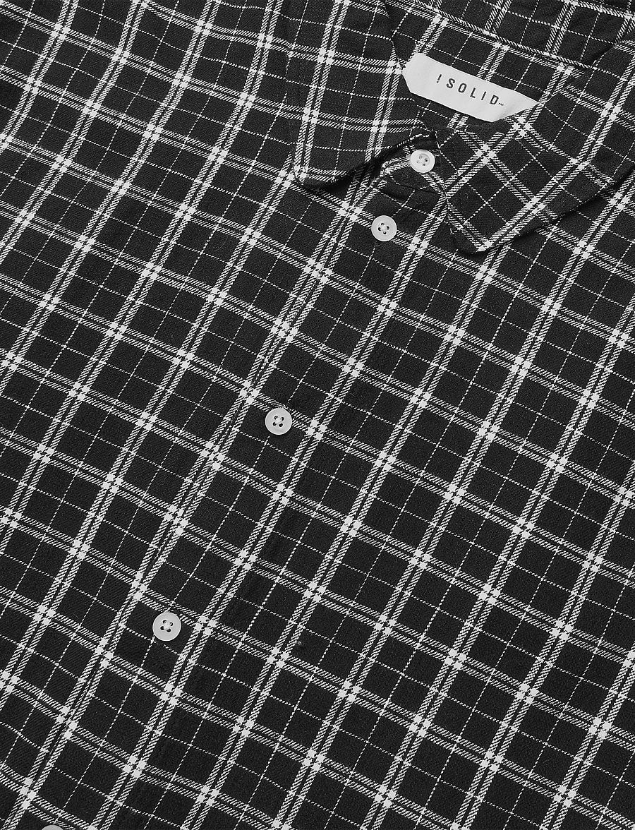 Solid - SDWINSLOW - checkered shirts - true black - 2