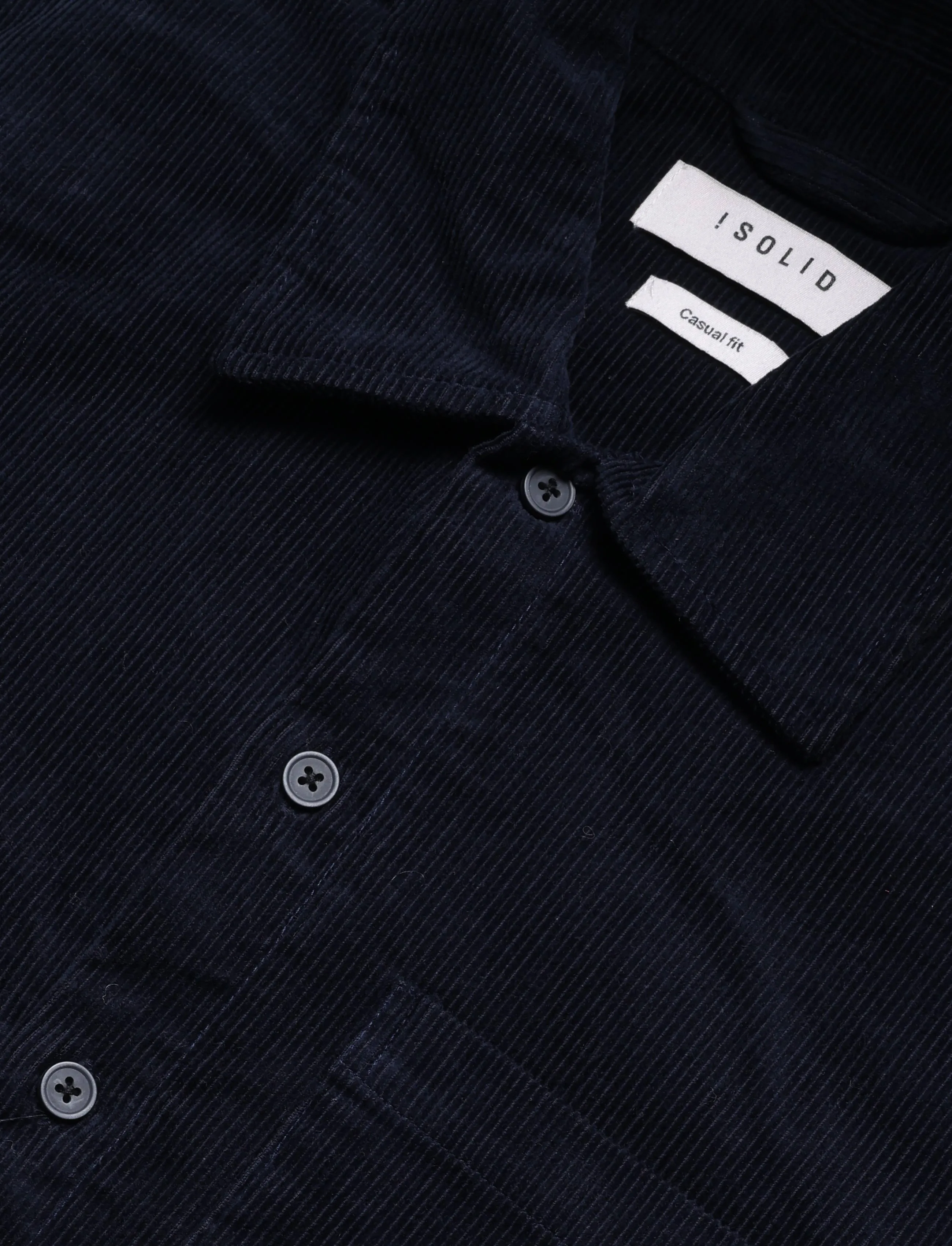 Solid - SDWATTS - cordhemden - insignia blue - 2