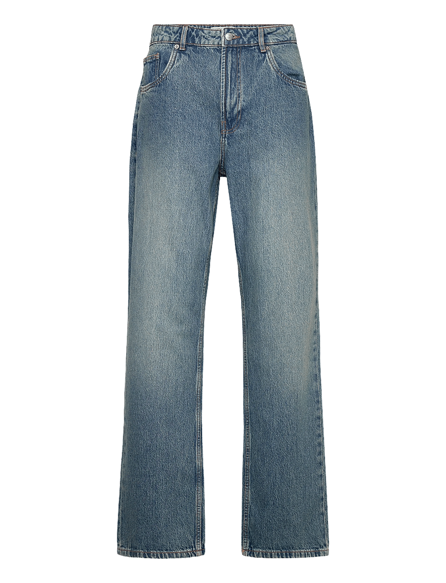 Solid - SDTOMMY VANKO - weite jeans - middle vintage blue denim - 0
