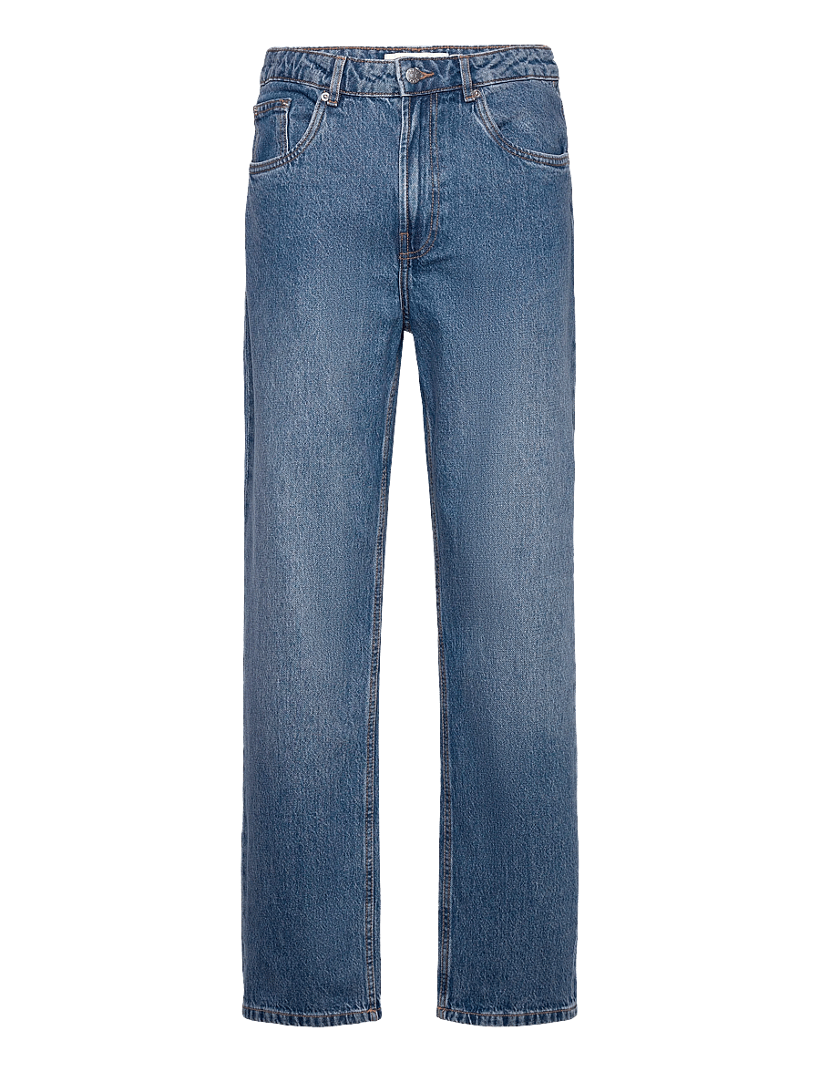 Solid - SDTOMMY VANKO - weite jeans - middle blue denim - 0