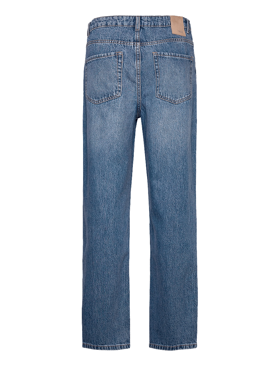 Solid - SDTOMMY VANKO - weite jeans - middle blue denim - 1