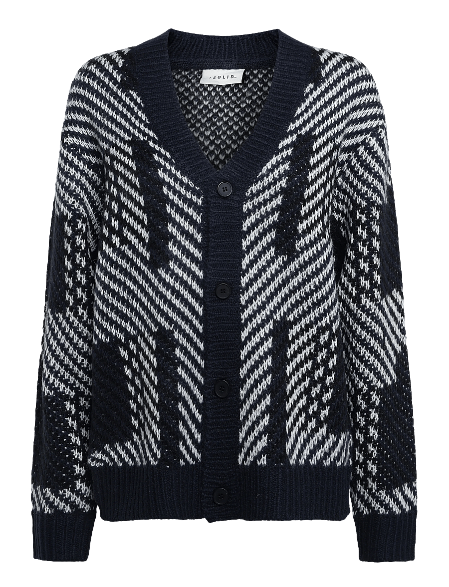 Solid - SDWALTON CARDIGAN - strickjacken - insignia blue - 0