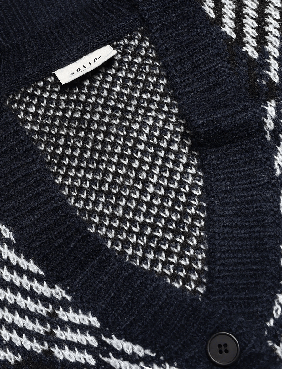 Solid - SDWALTON CARDIGAN - strickjacken - insignia blue - 2