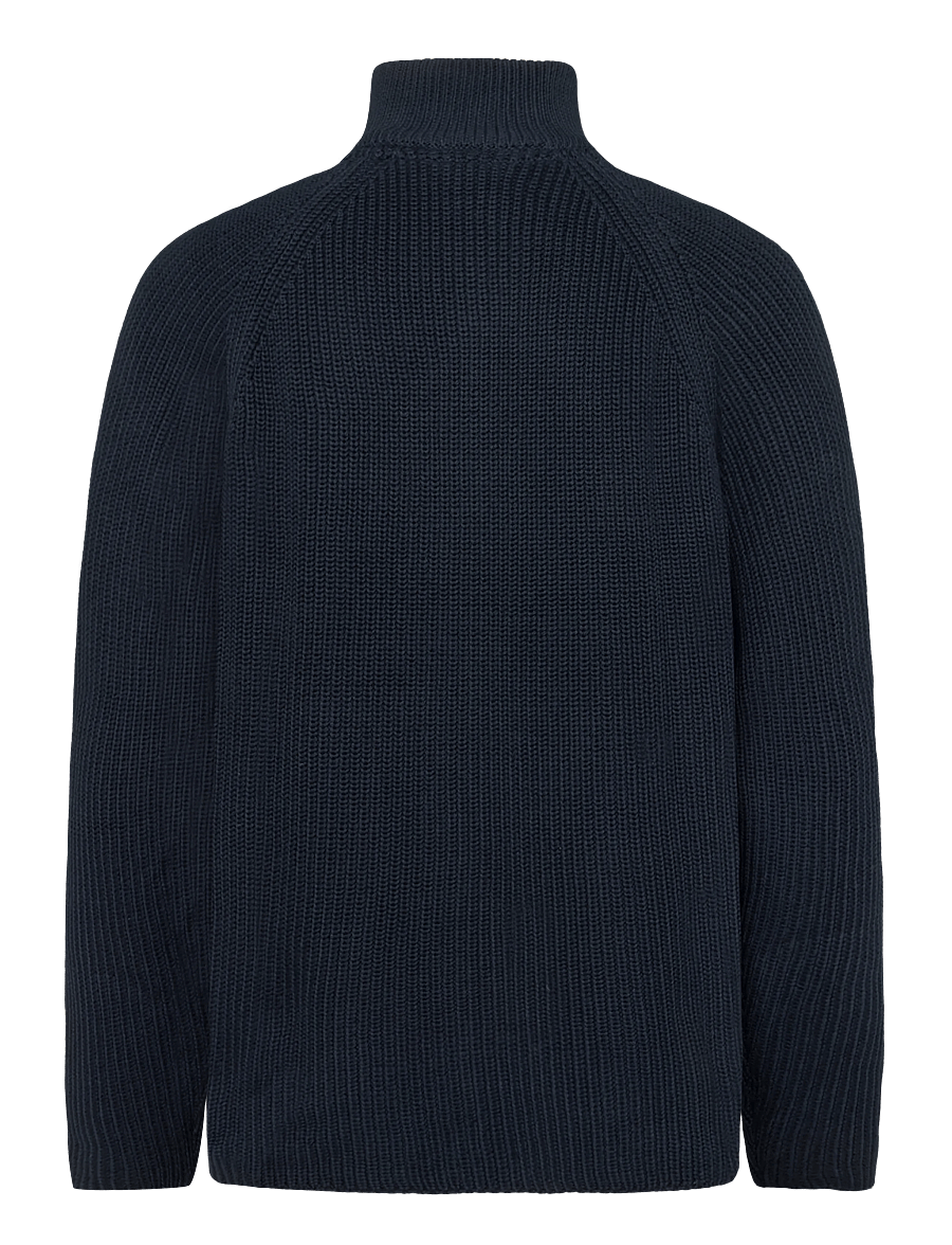 Solid - SDWILLIS HI NECK - pullover mit halbem reißverschluss - insignia blue - 1