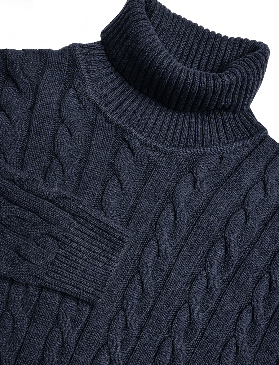 Solid - SDMALCOLM HI NECK - rollkragenpullover - insignia blue - 2