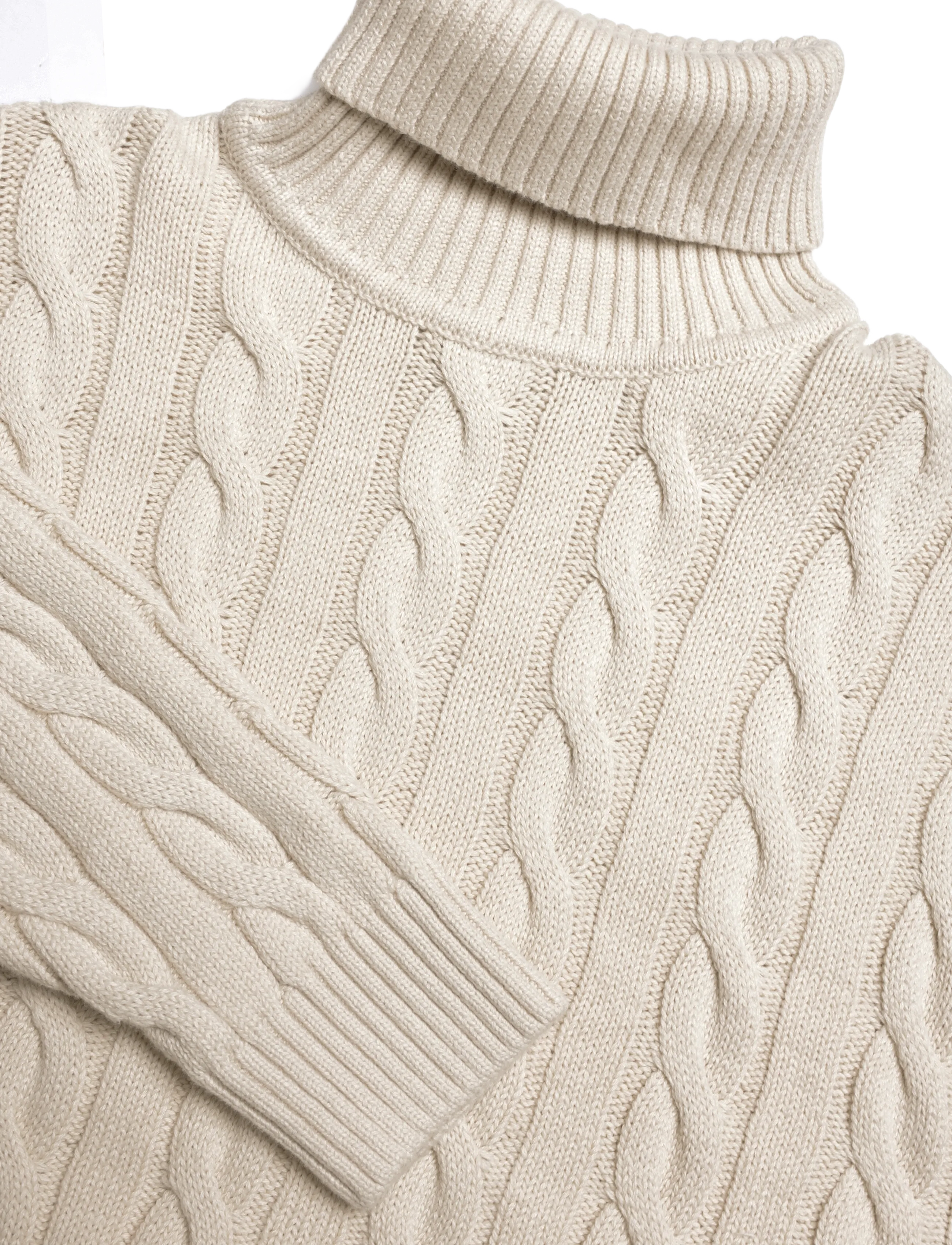 Solid - SDMALCOLM HI NECK - rollkragenpullover - oatmeal - 2