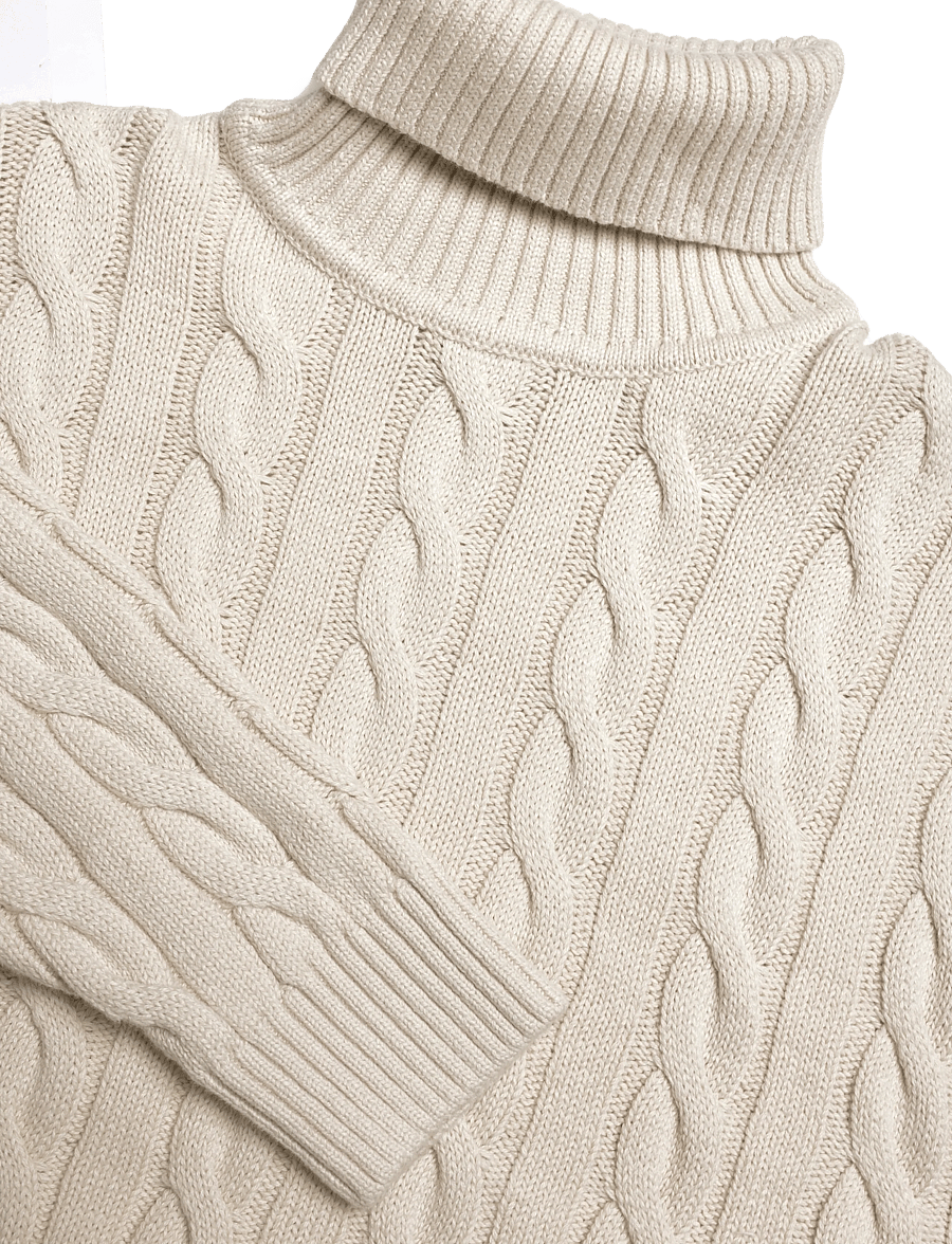 Solid - SDMALCOLM HI NECK - rollkragenpullover - oatmeal - 2