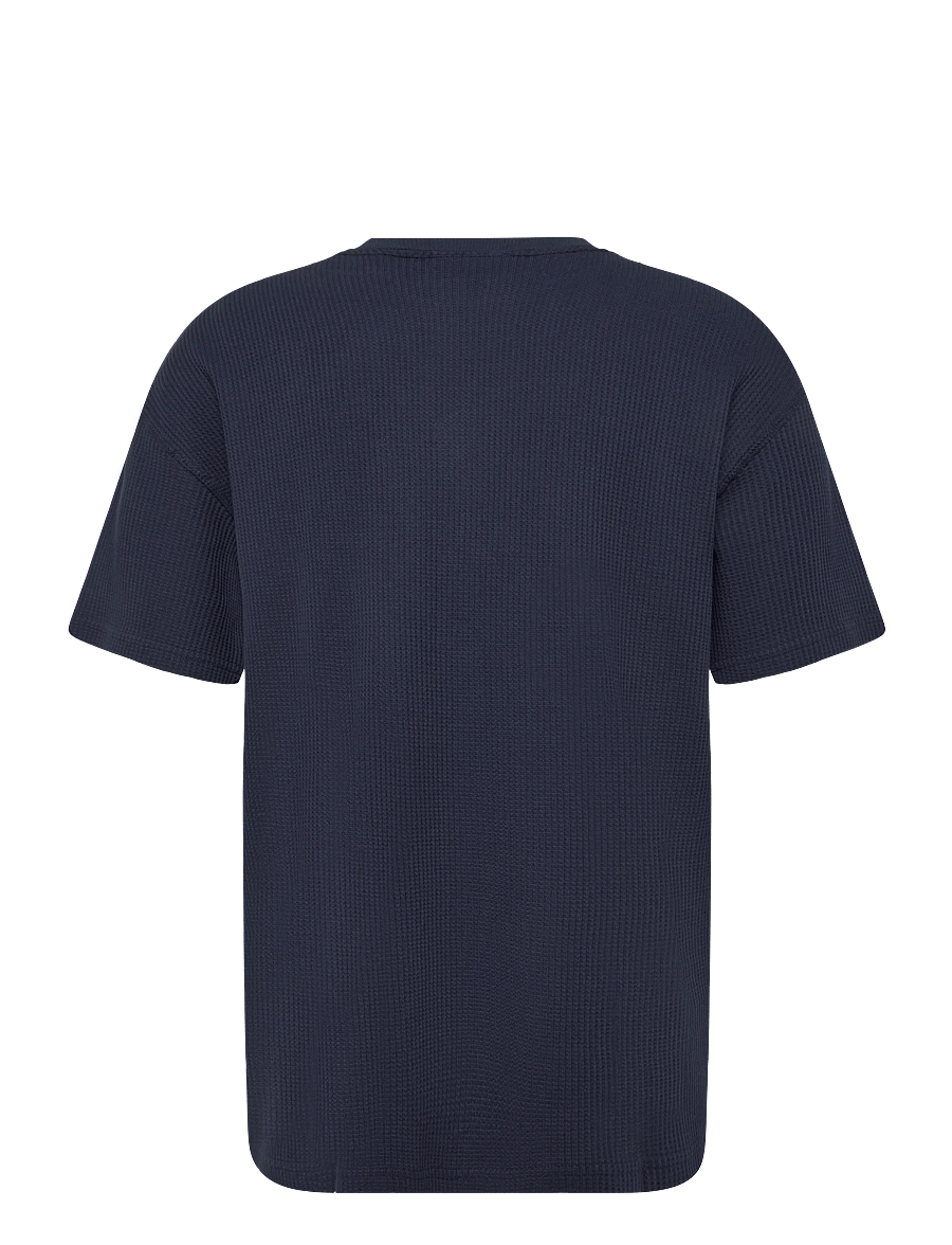 Solid - SDDANTON WAFFLE TEE - kurzärmelige t-shirts - insignia blue - 1