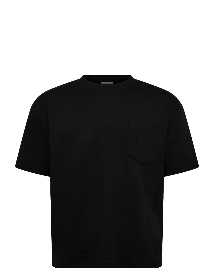 Solid - SDWESTER TEE - kortærmede t-shirts - true black - 0