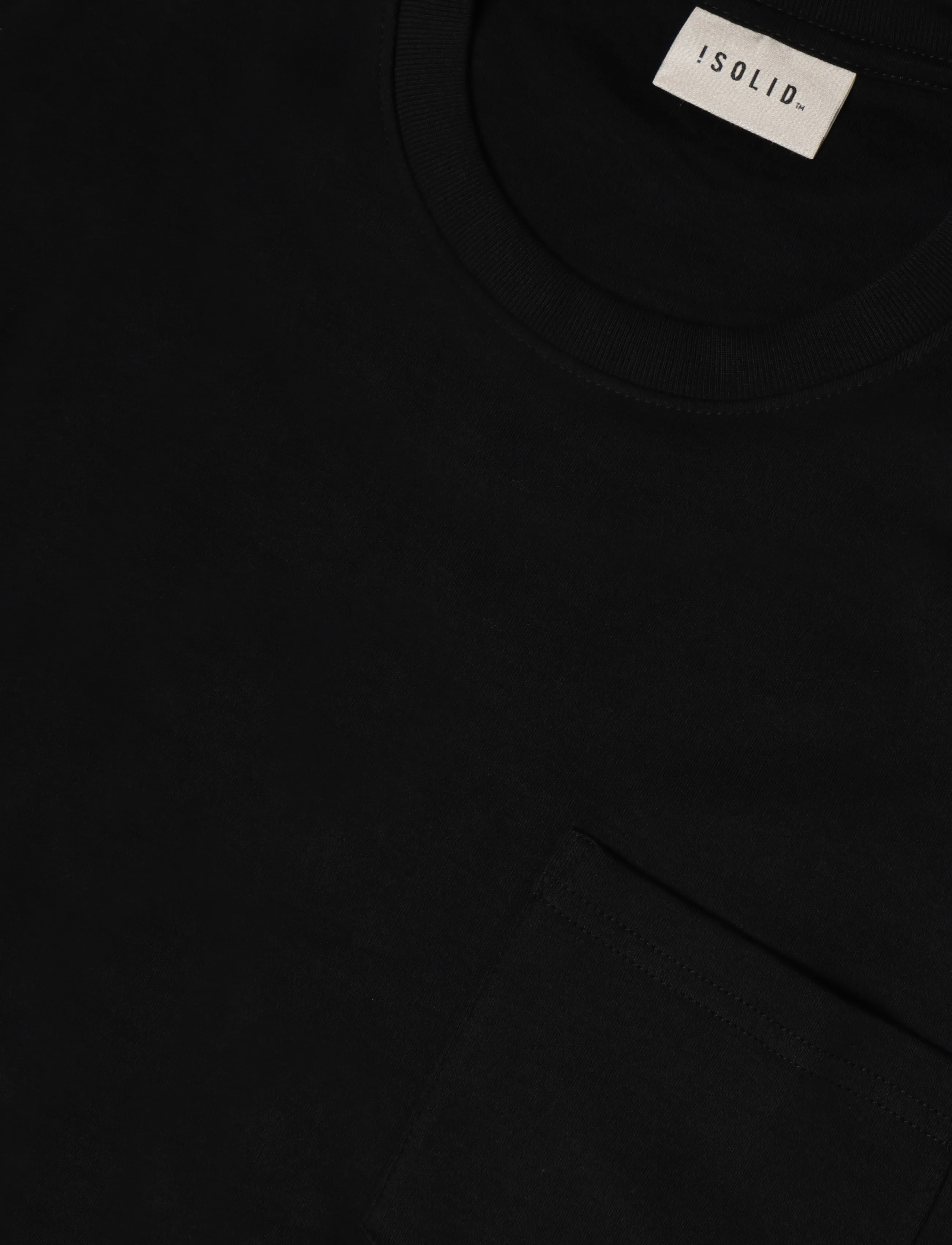 Solid - SDWESTER TEE - kortærmede t-shirts - true black - 2