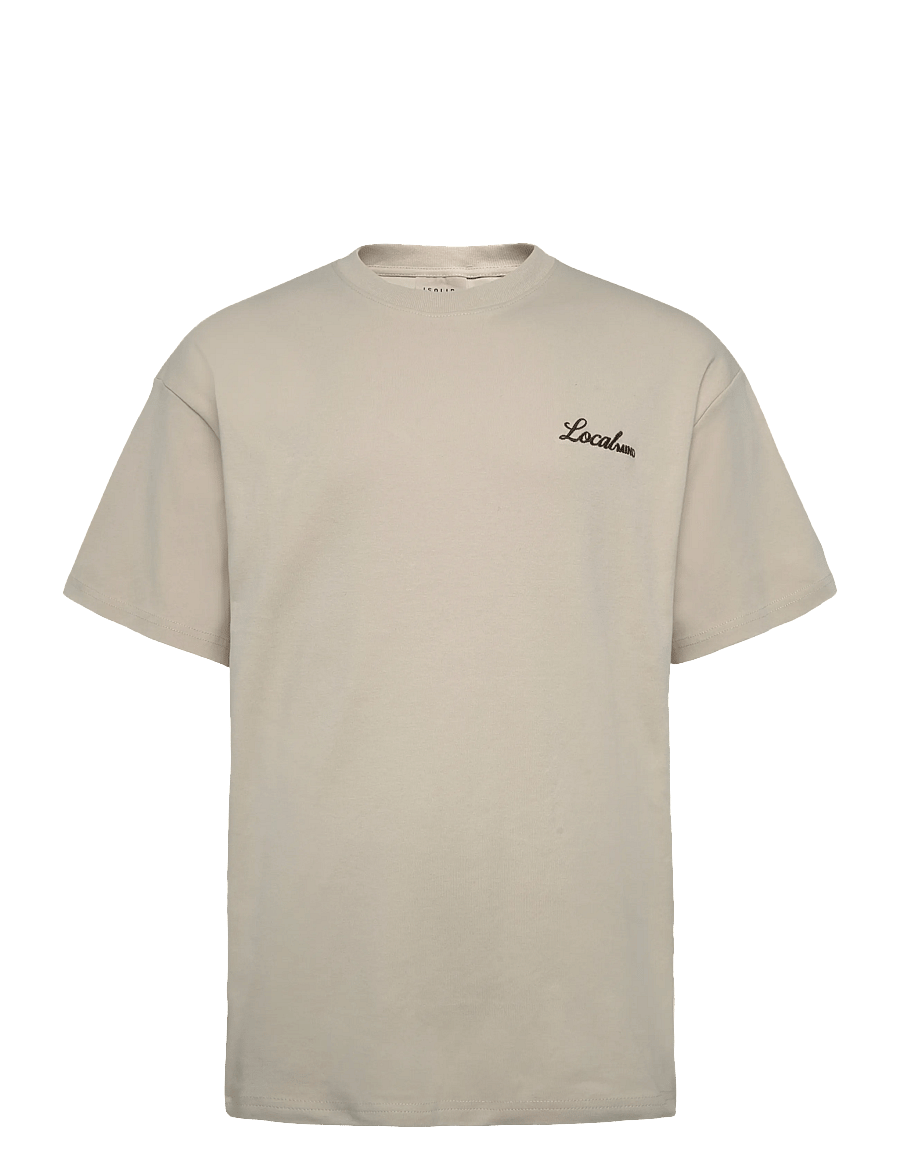 Solid - SDWALYON TEE - kurzärmelige t-shirts - oatmeal - 0