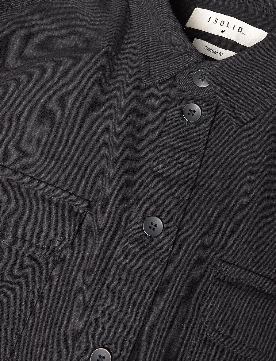 Solid - SDVIC SH - gestreifte hemden - true black - 2