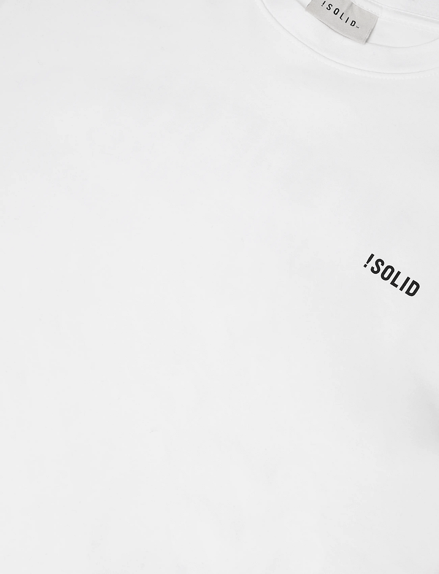 Solid - SDVILARIO CREW SS - kurzärmelige t-shirts - 110601 white - 2