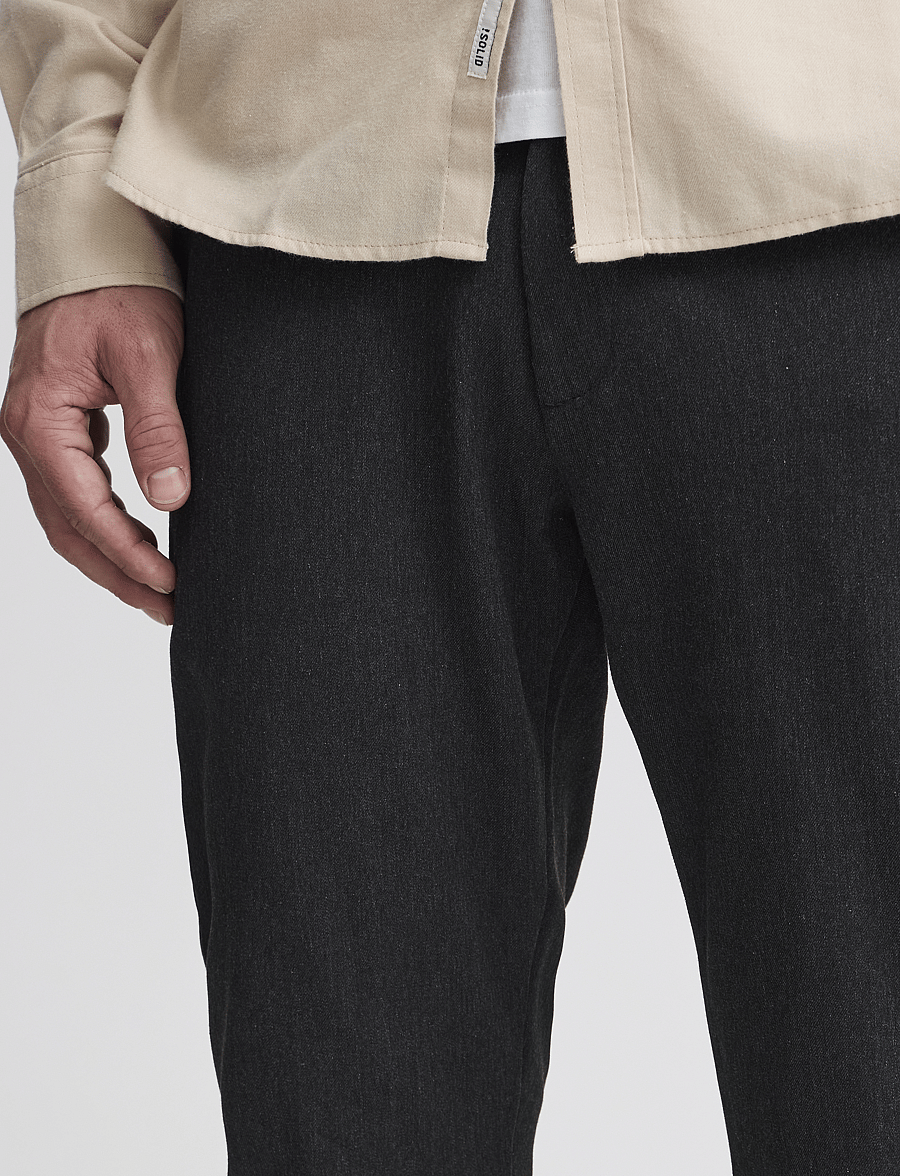 Solid - SDFREDERIC - chinos - dar grey m - 5