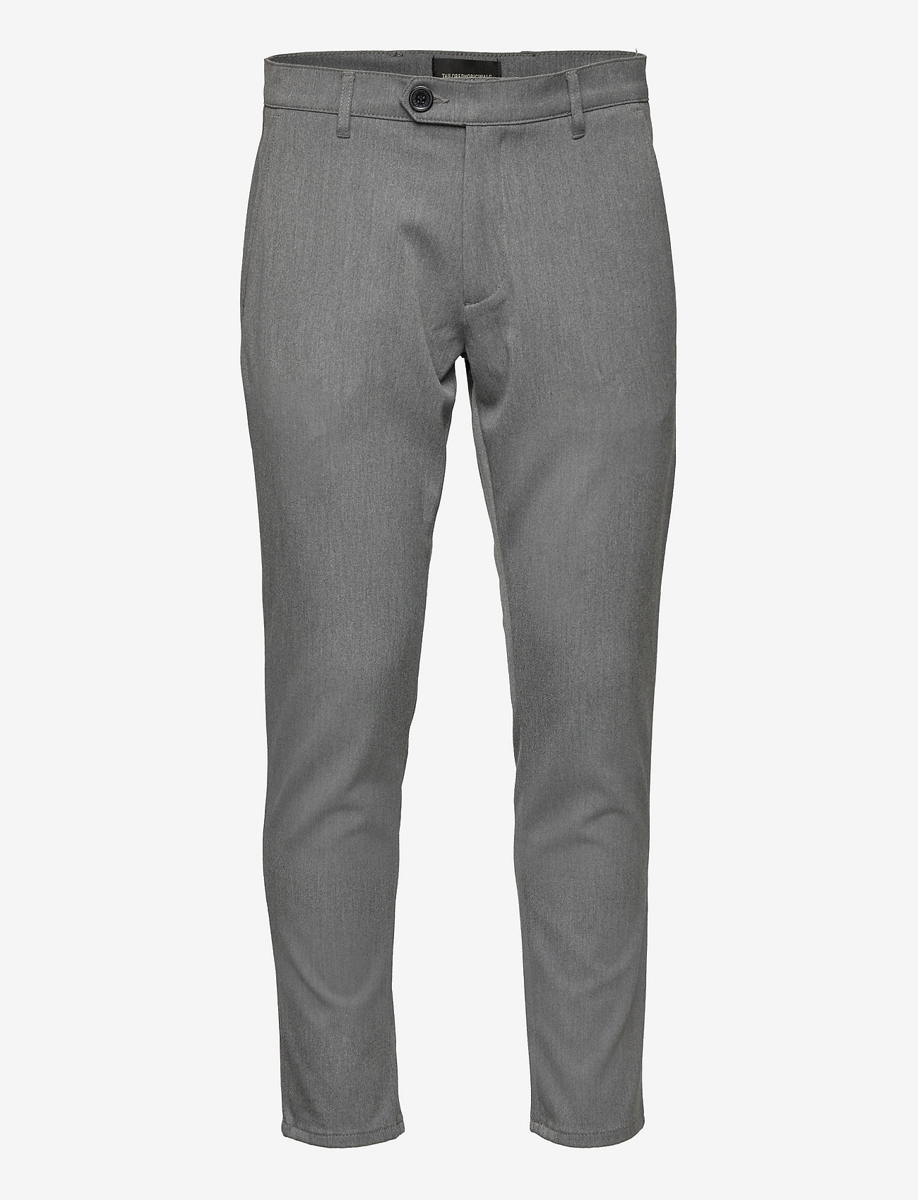 Solid - TOFred - kasdienio stiliaus kelnės - med grey m - 0