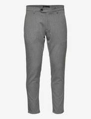 Solid - TOFred - casual trousers - med grey m - 0