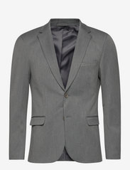 Solid - SDFREDRICK CLAS BLAZER - blazers met dubbele knopen - med grey m - 0